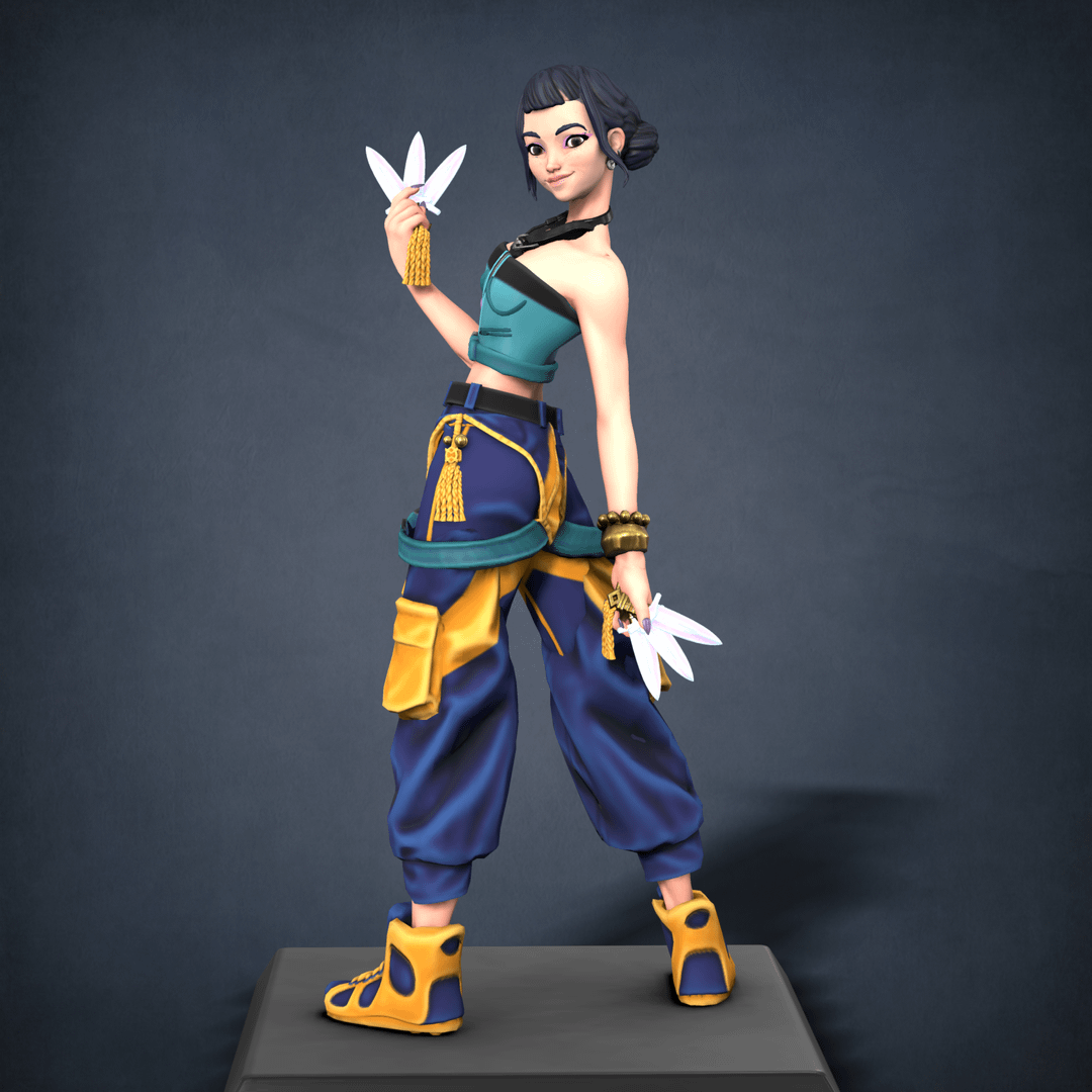 Zoey From K Pop Demon Hunters