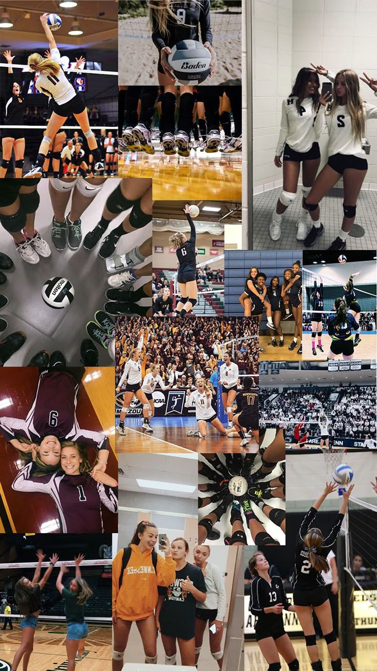 Volleybal Wallpaper / collage