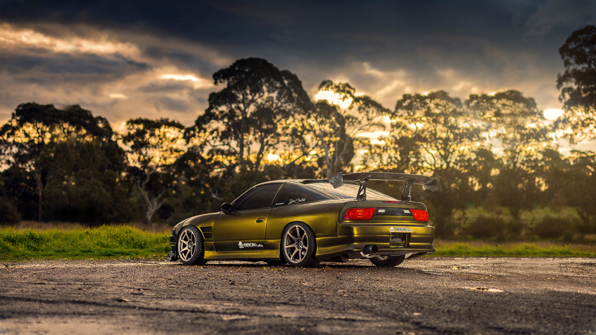 Wallpaper car, tuning, Nissan, tuning, rechange, Nissan 180SX for mobile and desktop, section nissan, resolution 1920x1080