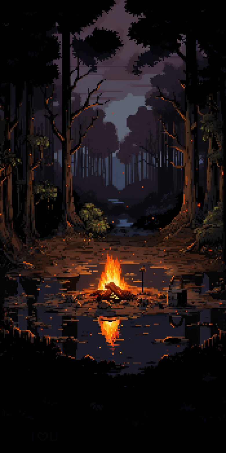 Pixel Art Phone Background Wallpaper's Ko Fi Shop