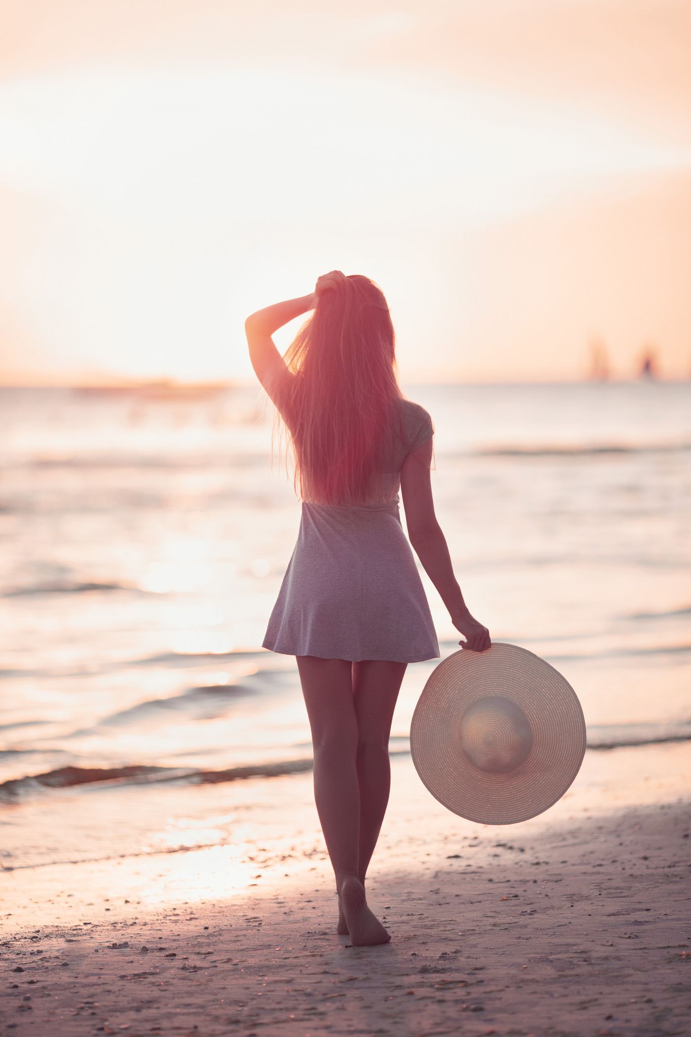 Free photo: Girl on Beach, Beach, Girl