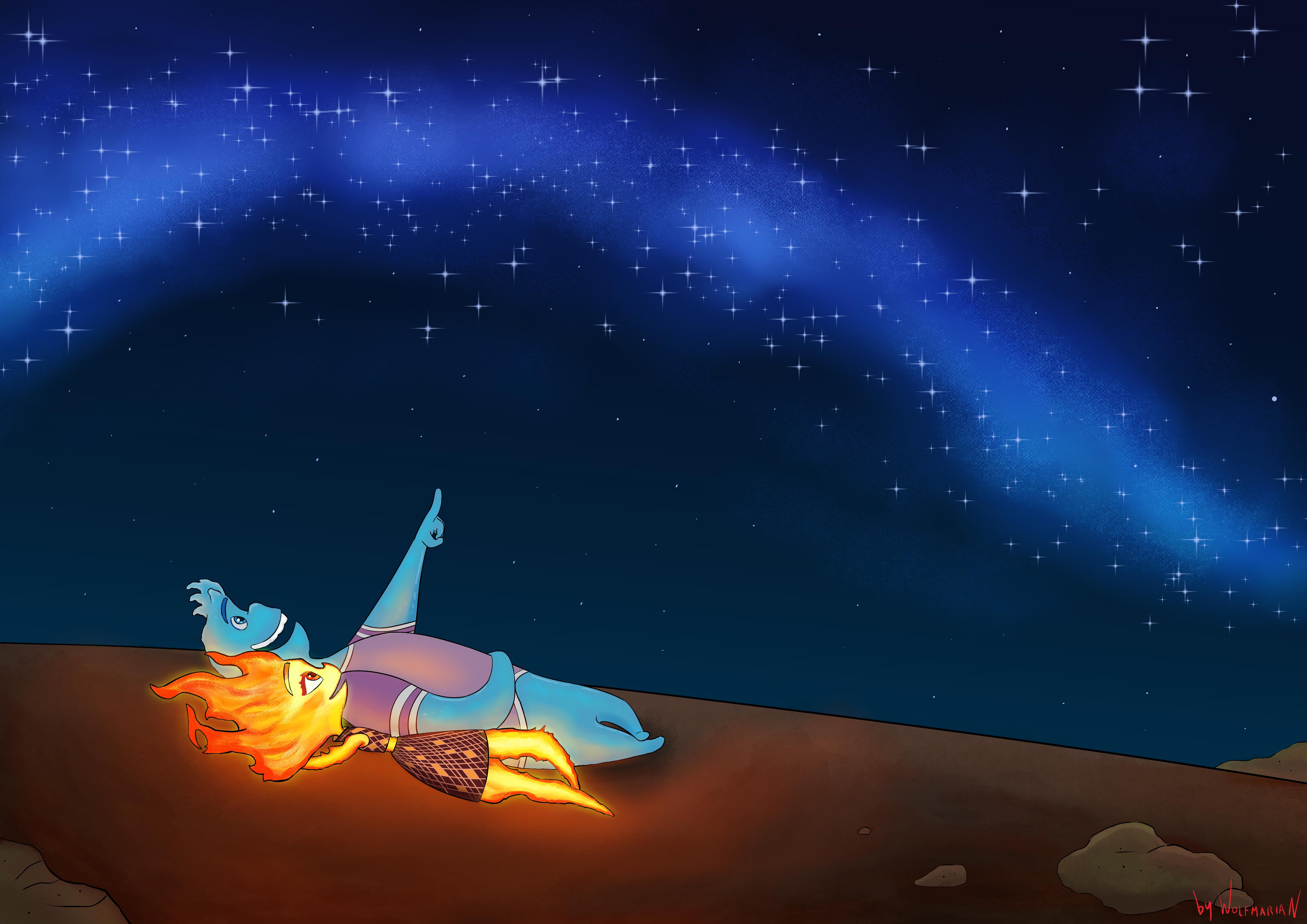 There are other worlds out there, Fanart Elemental,