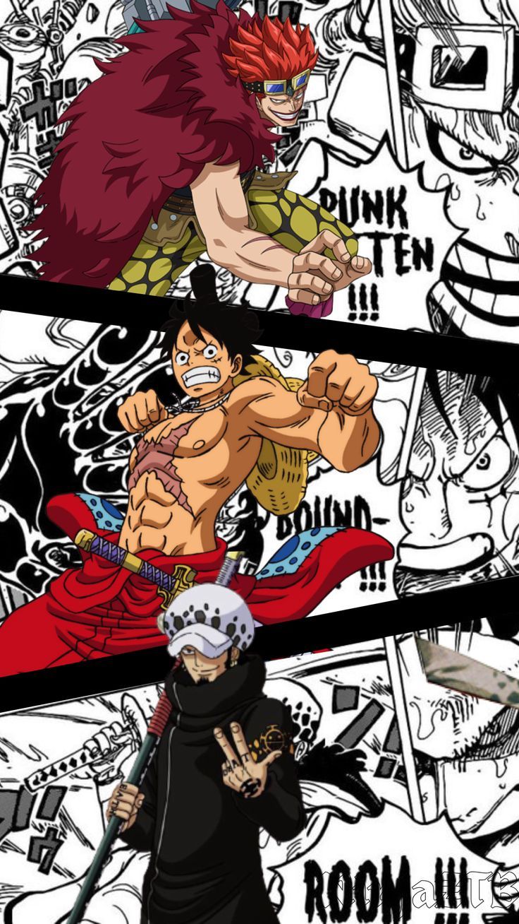 Kid, Luffy & Law