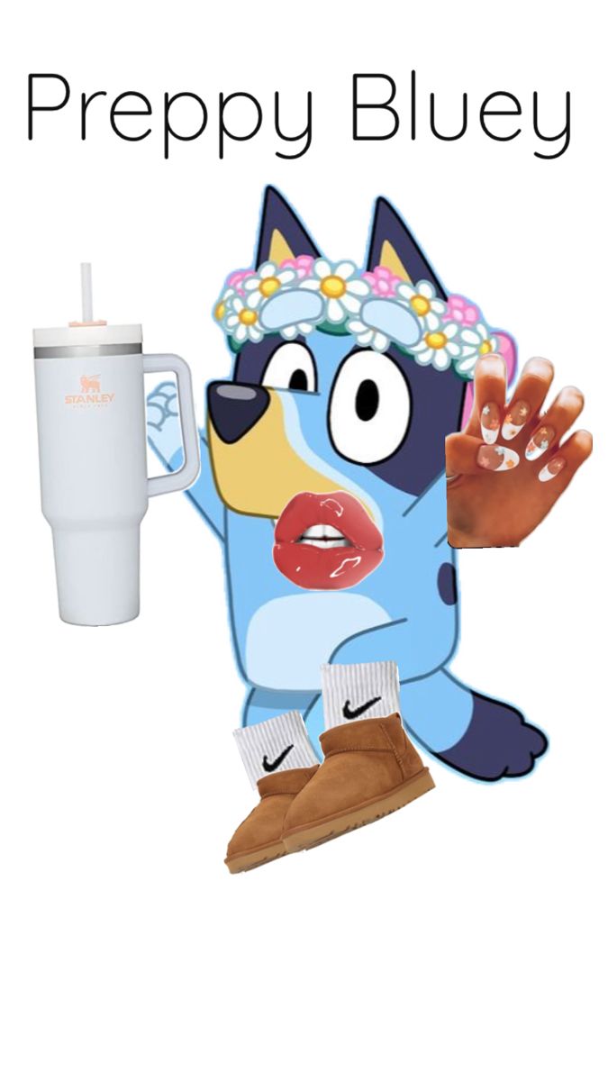 Enjoy a very preppy Bluey