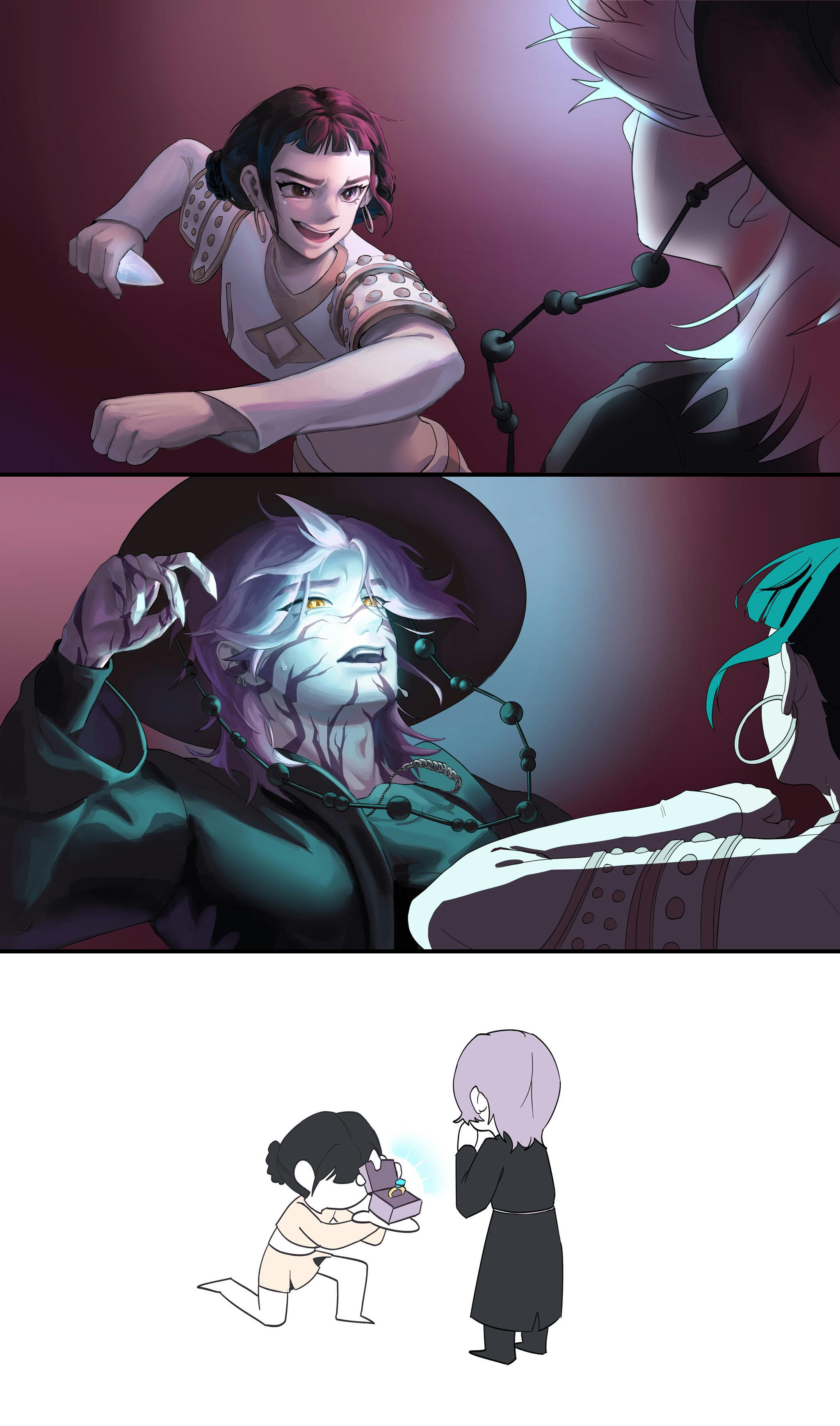 Zoey at mystery's face reveal