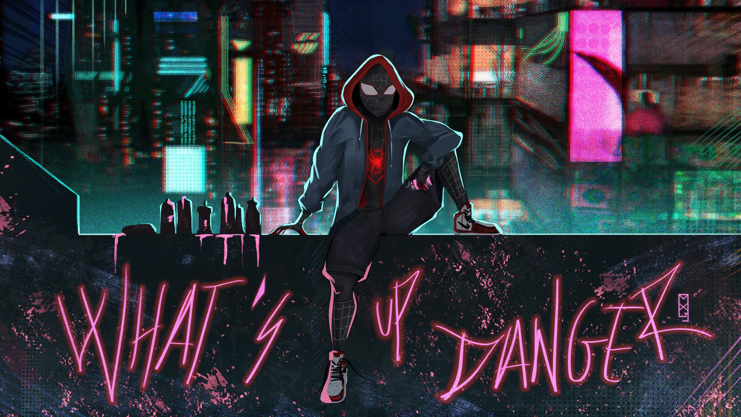 Miles Morales Spider Man 4K Wallpaper