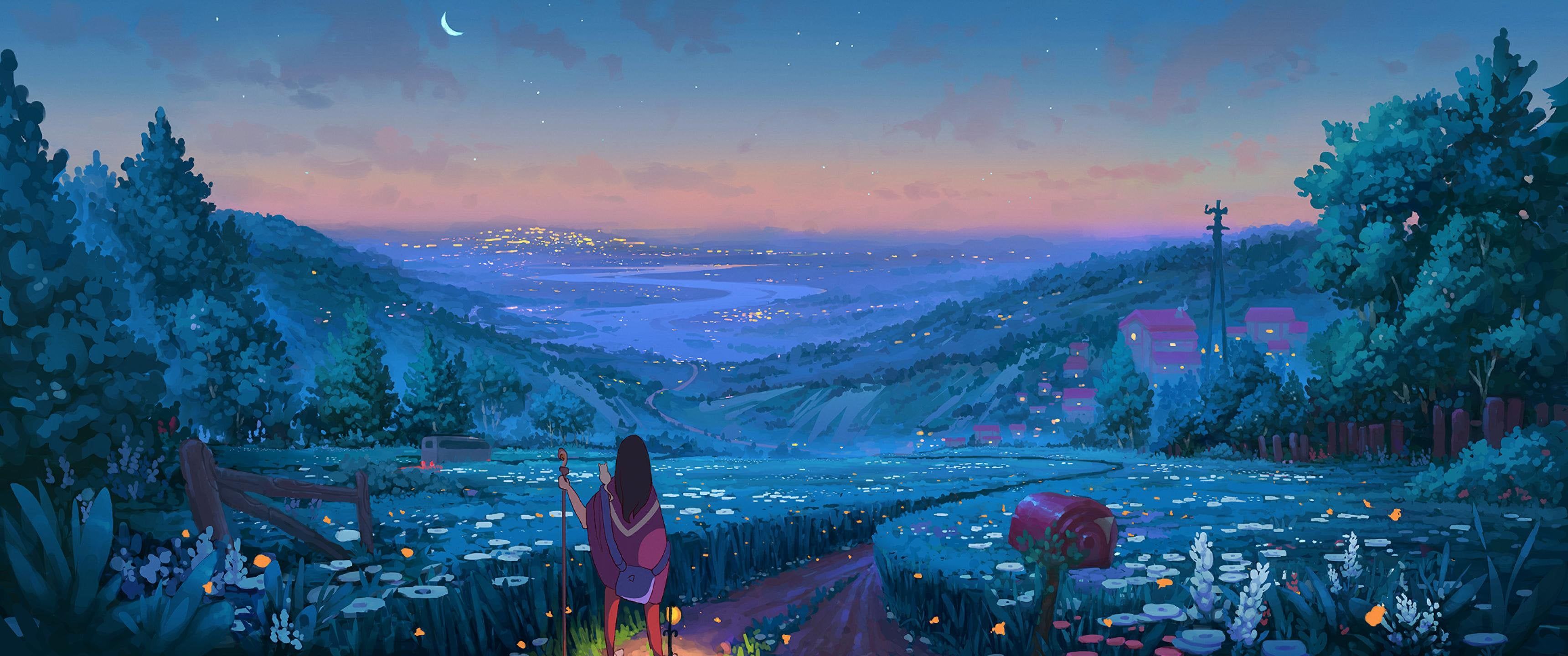 Anime Wallpaper, HD 3440X1440 Anime Background on WallpaperBat