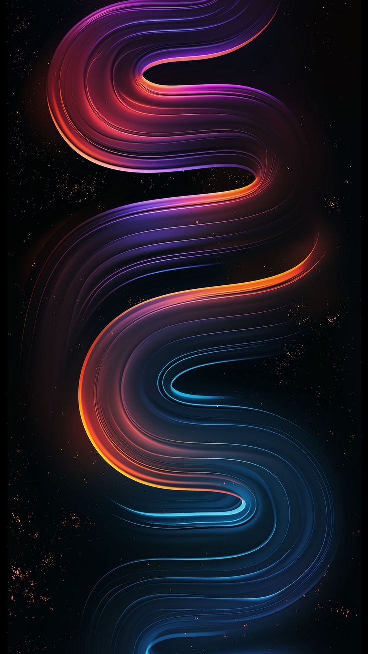 Wallpaper dark, amoled, pattern, neon, colors, Black 4K by RF? KAMYSHOV. Download wallpaper dark, amoled, pattern, neon, colors for free