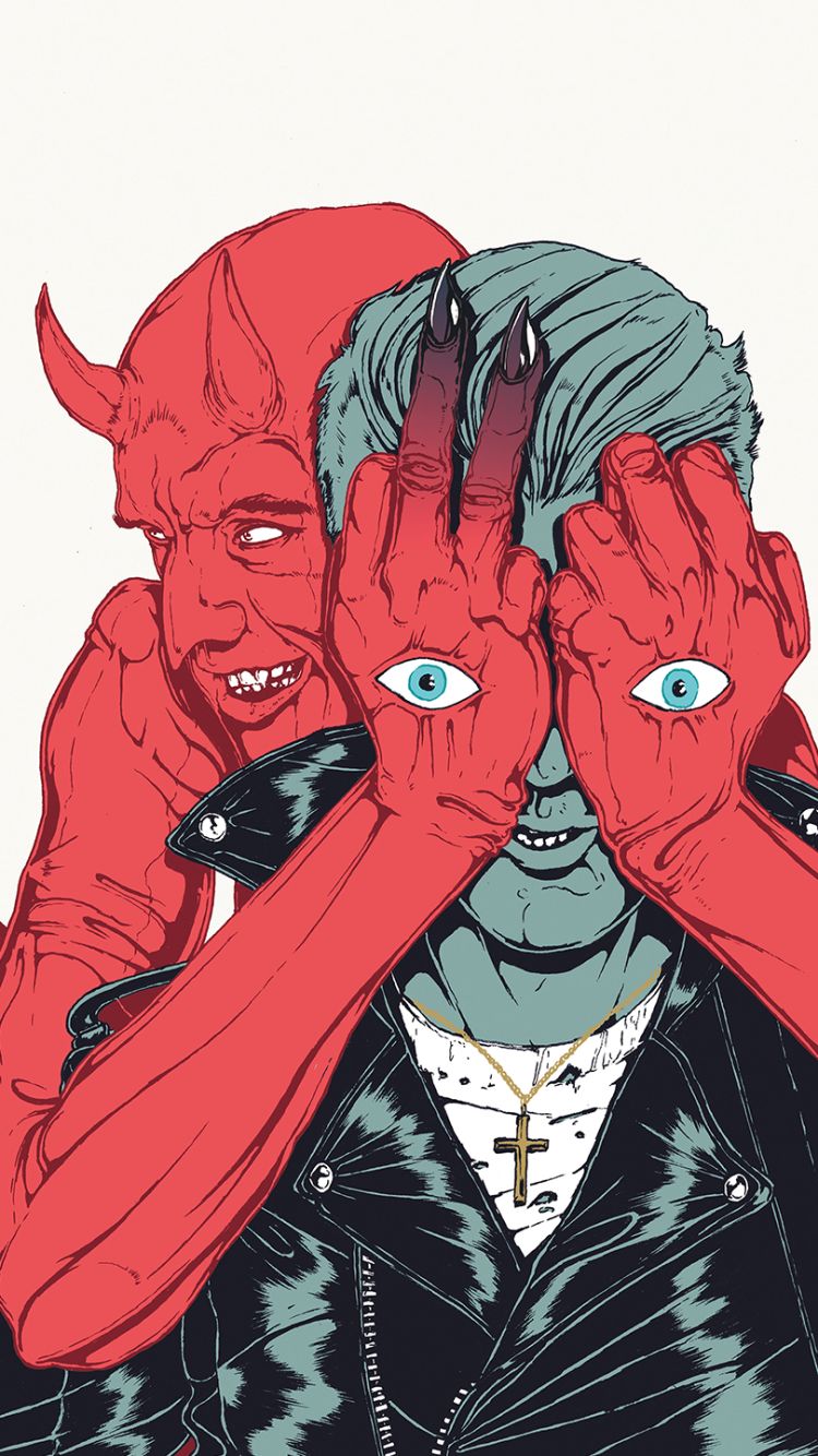 Phone wallpaper: Queens Of The Stone Age, Music 1292277