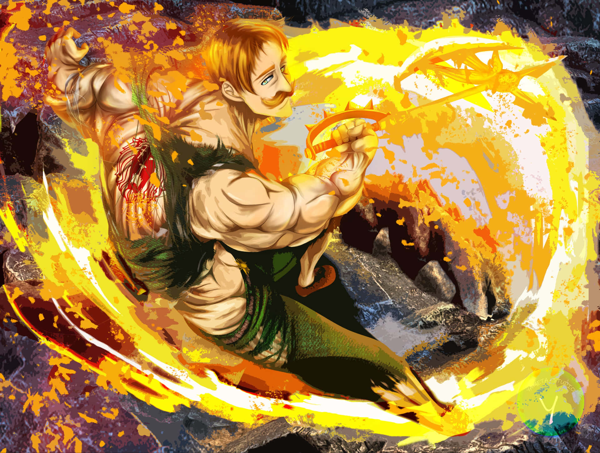 Download Escanor Seven Deadly Sins 4k Wallpaper