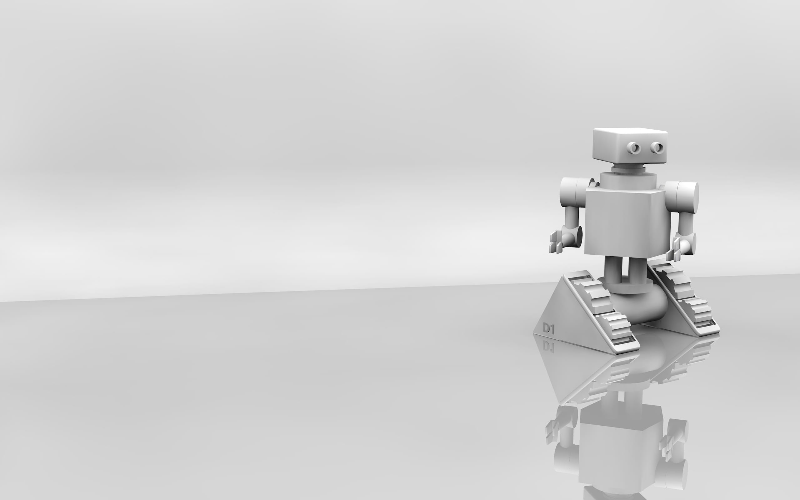 Royalty Free Photo: Grey Metal Robot