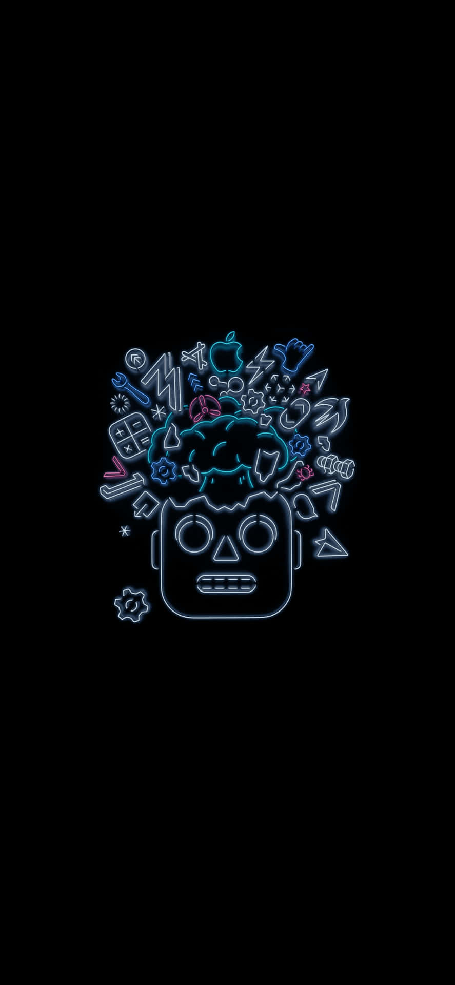 Download Overthinker Robot Pixel 3xl Oled Background