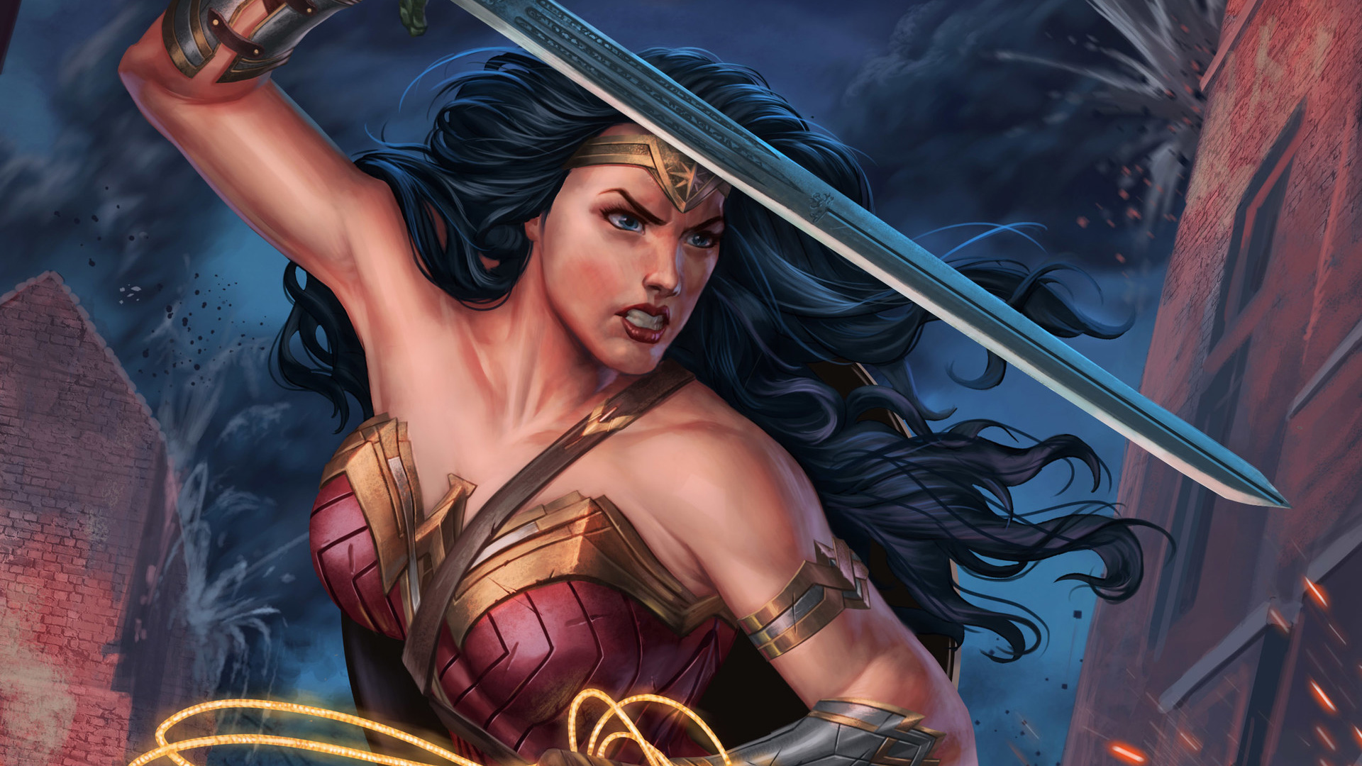 Wonder Woman 2018 Digital Art Wallpaper, HD Superheroes Wallpaper, 4k Wallpaper, Image, Background, Photos and Picture