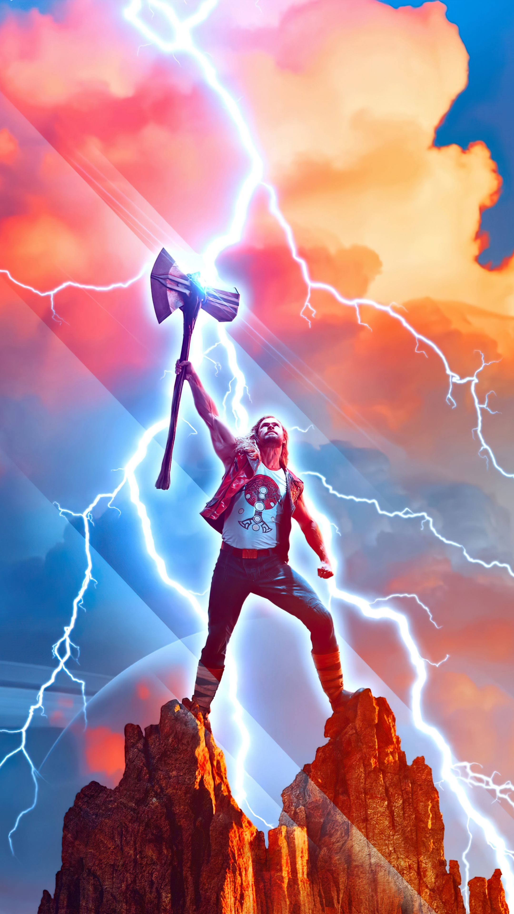 Thor: Love and Thunder Wallpaper 4K, Chris Hemsworth as Thor