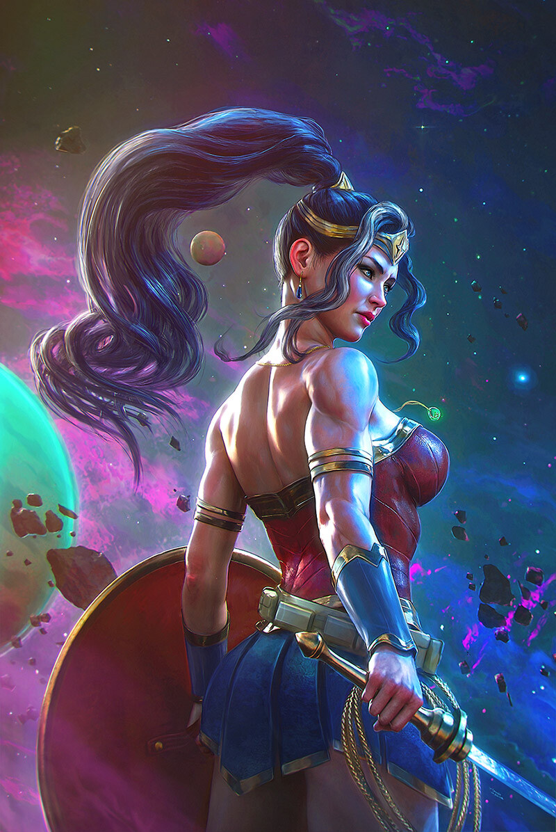 Tiago da Silva Wonder Woman 1 Variant Cover
