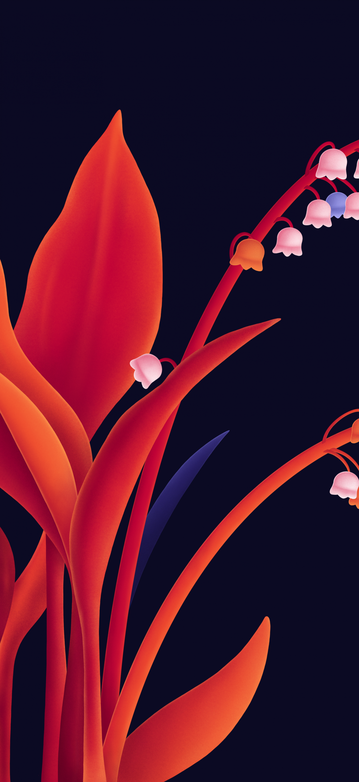 Lily flowers Wallpaper 4K, Digital Art, Dark background