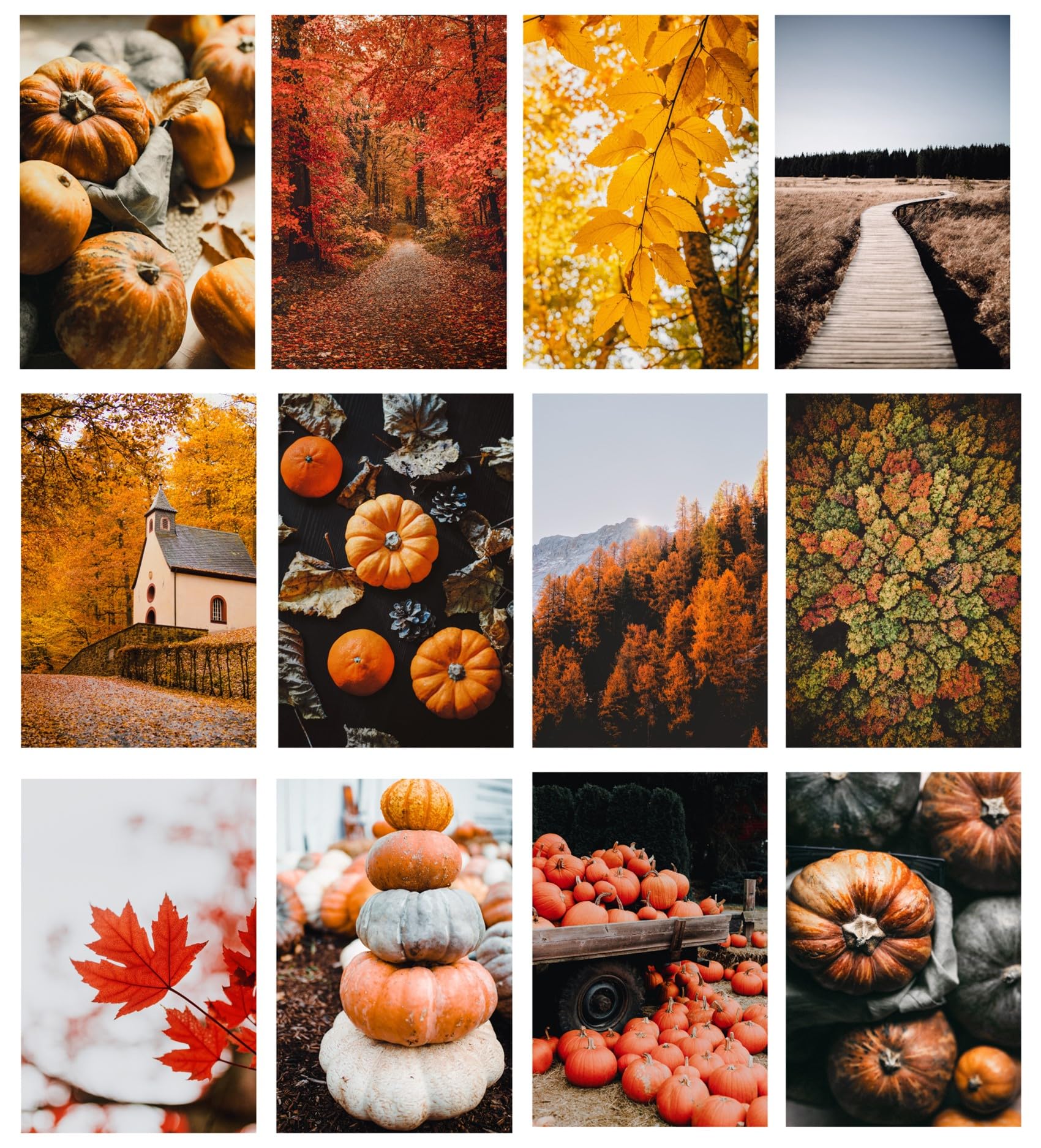 Fall Autumun Halloween Room Decor Decor Posters & Prints Mansion Wall Decor Cozy Fall Room Decor Spooky Home Decor, Gothic Witchy Home Decor