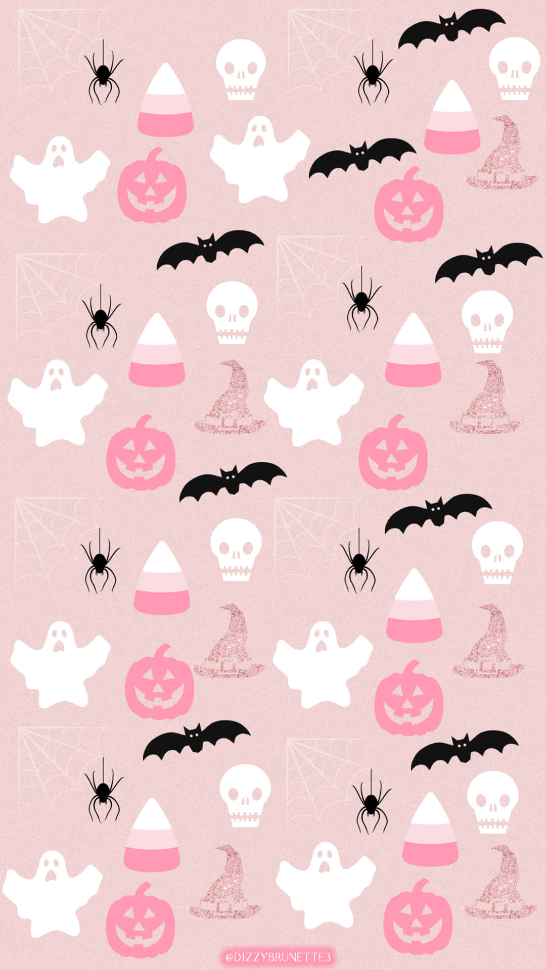 Pink Halloween Aesthetic Wallpaper