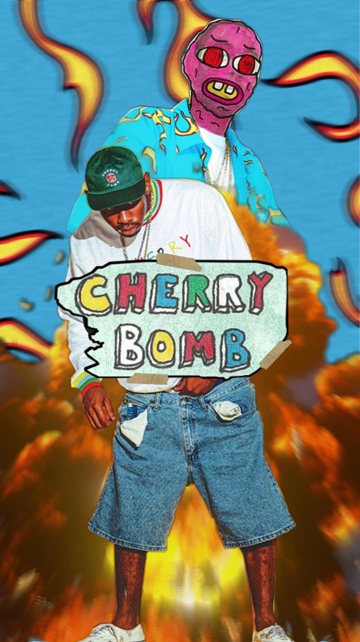 Tyler The Creator Cherry Bomb Wallpaper made
