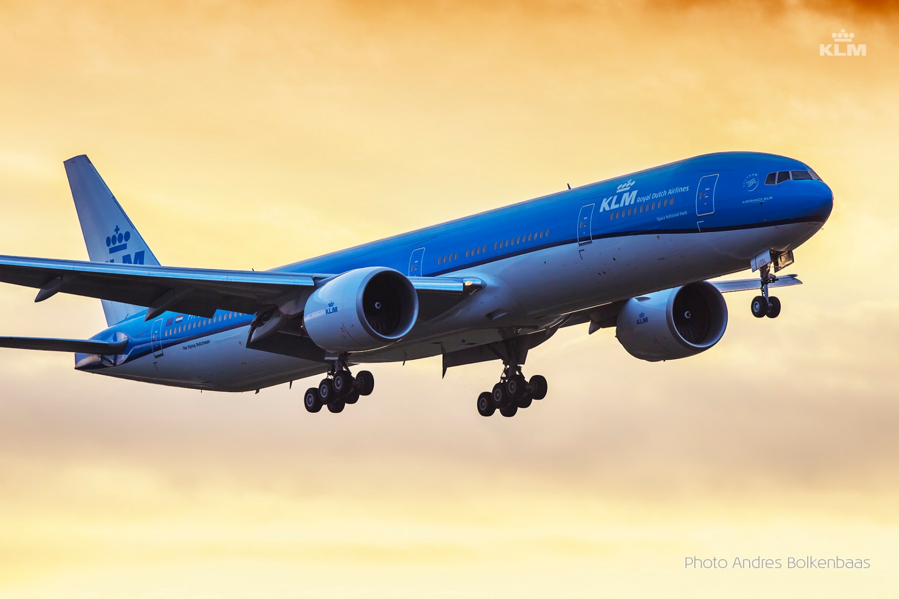 KLM's Welcomes Newest Boeing 777 300 Tijuca National Park