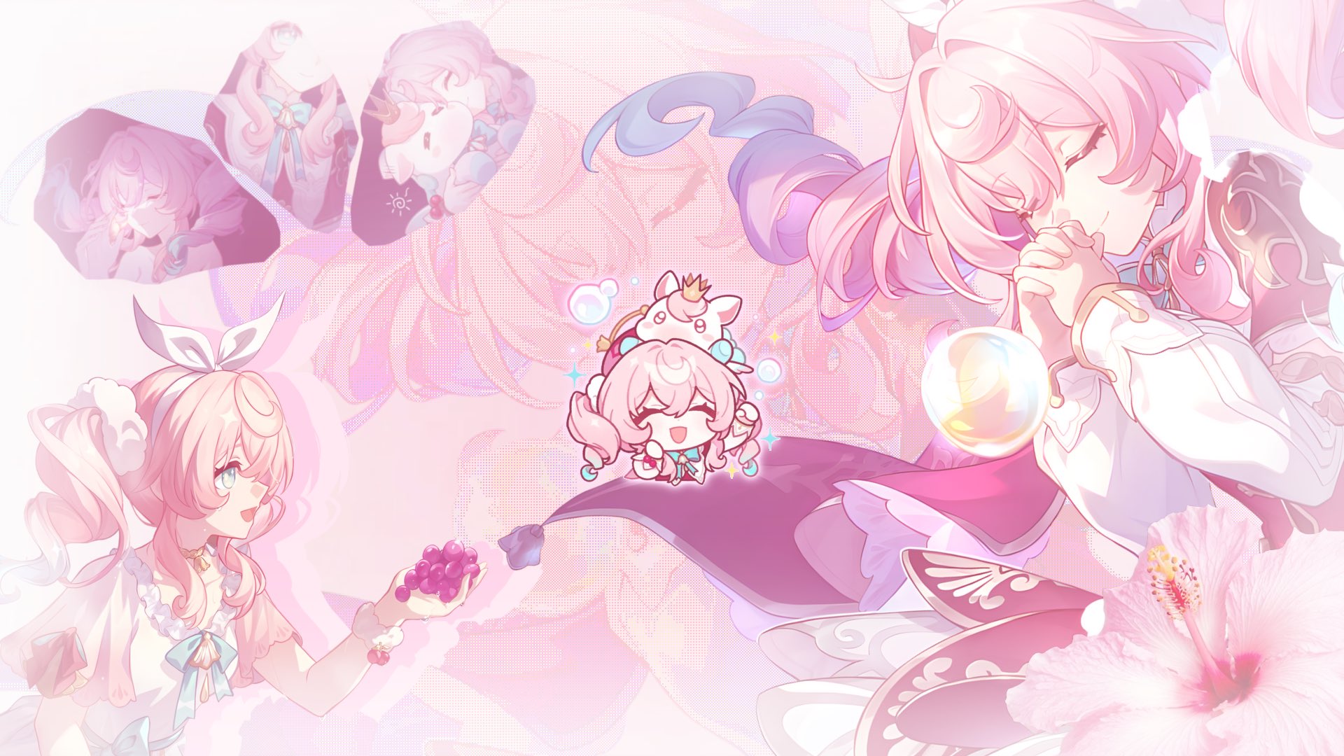 LUCA COMMS CLOSED them isn't my biggest strong suit, but i made some hyacine wallpaper in anticipation for her release!!