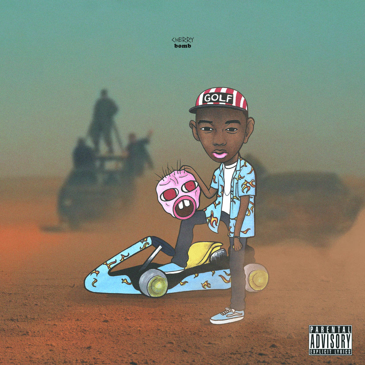 Download Tyler the Creator and his critically acclaimed album, Cherry Bomb Wallpaper