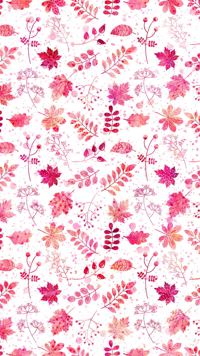 Pink Fall Aesthetic Wallpaper