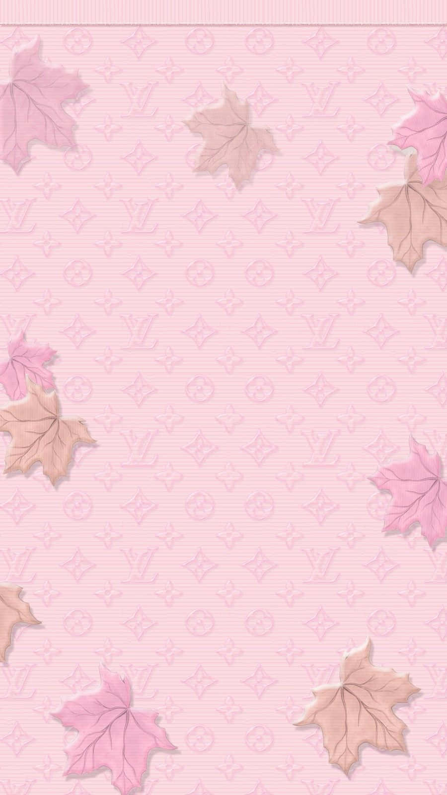 Download Pink Fall Louis Vuitton Wallpaper