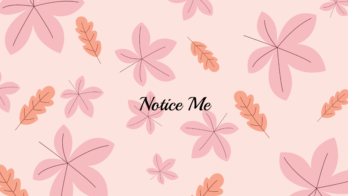 Free Pink Fall Wallpaper to Edit Online