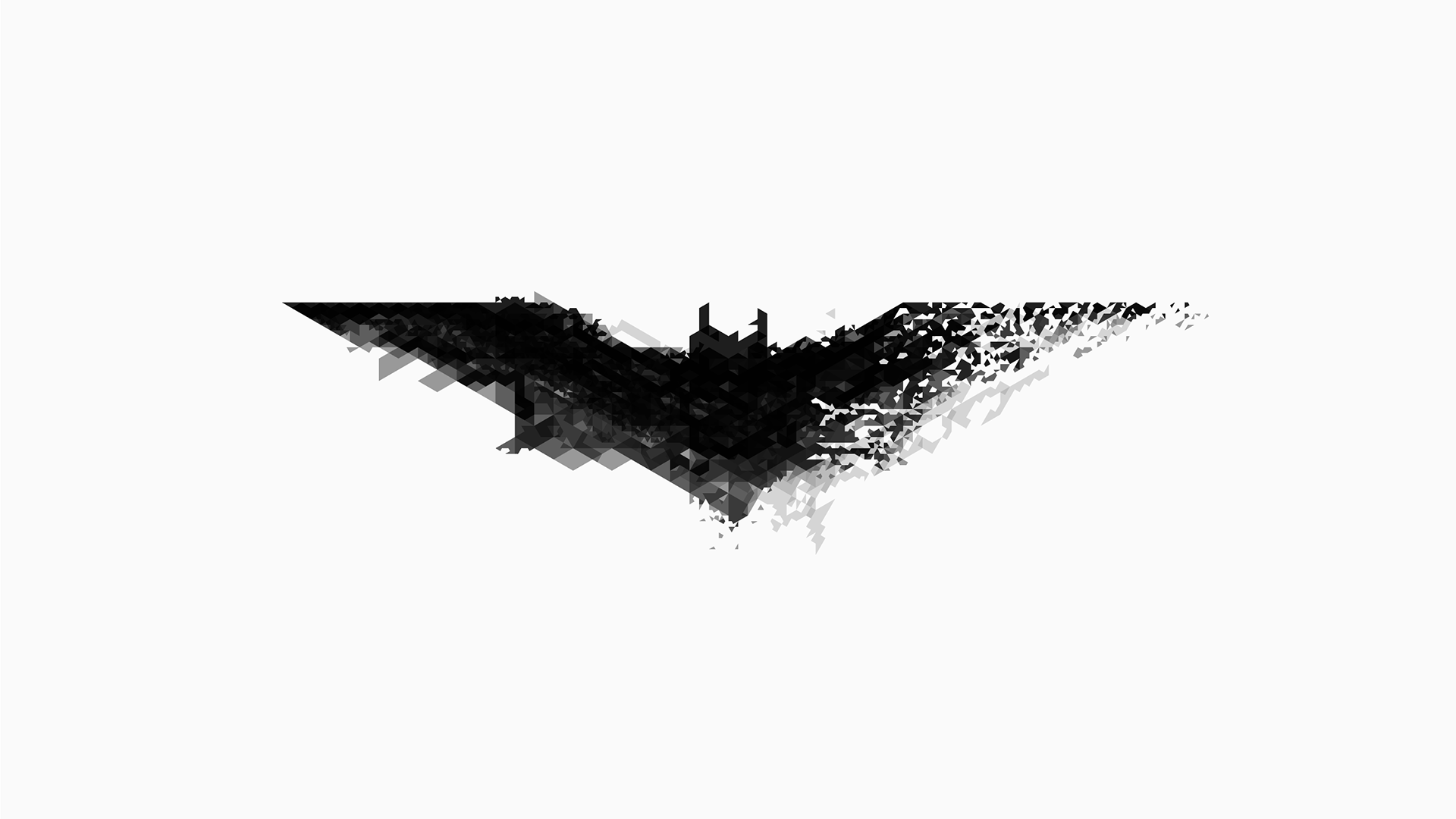 Download Greyscale Black & White Logo Comic Batman HD Wallpaper