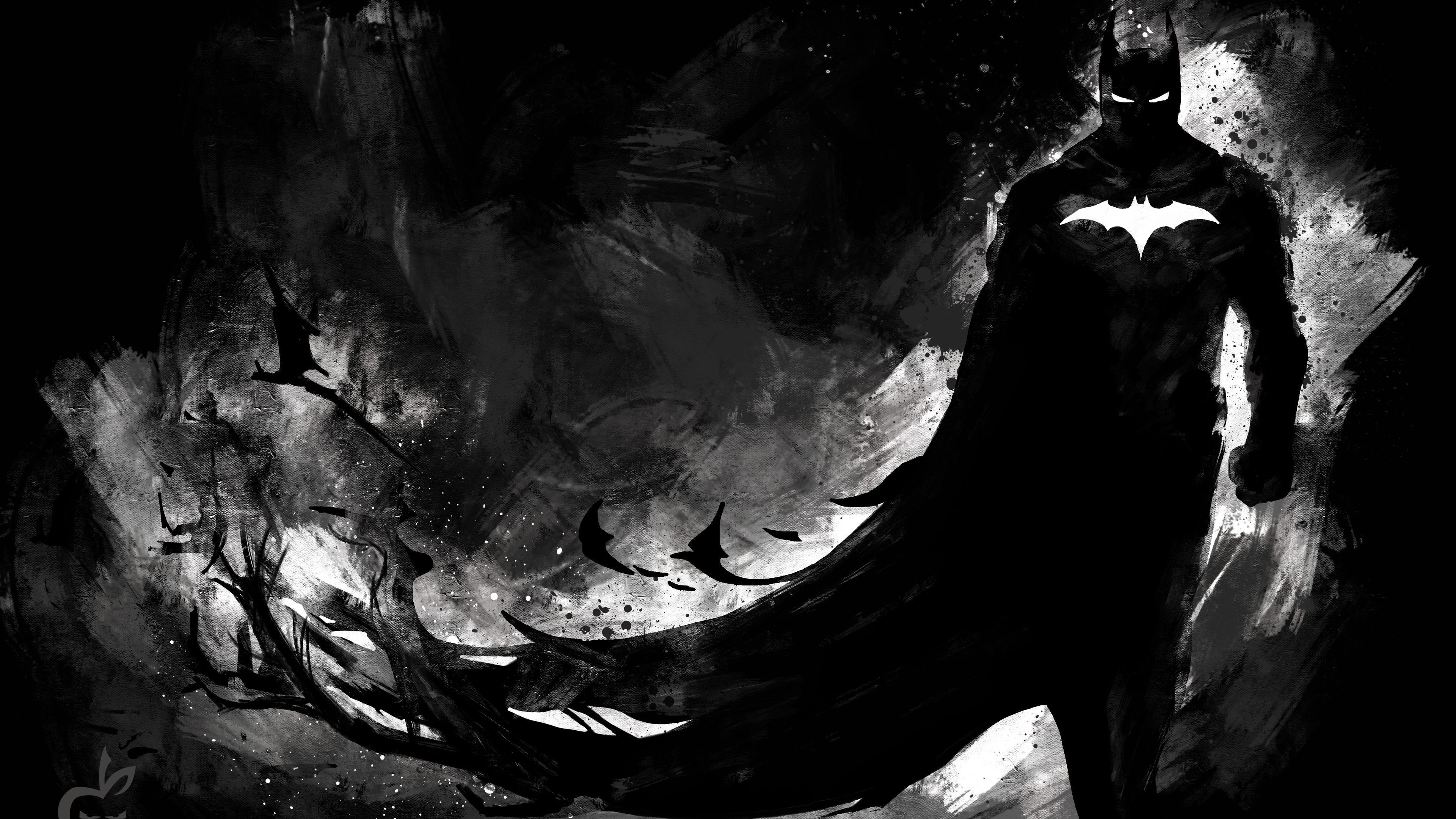 Batman Black and White Wallpaper, HD Batman Black and White Background on WallpaperBat