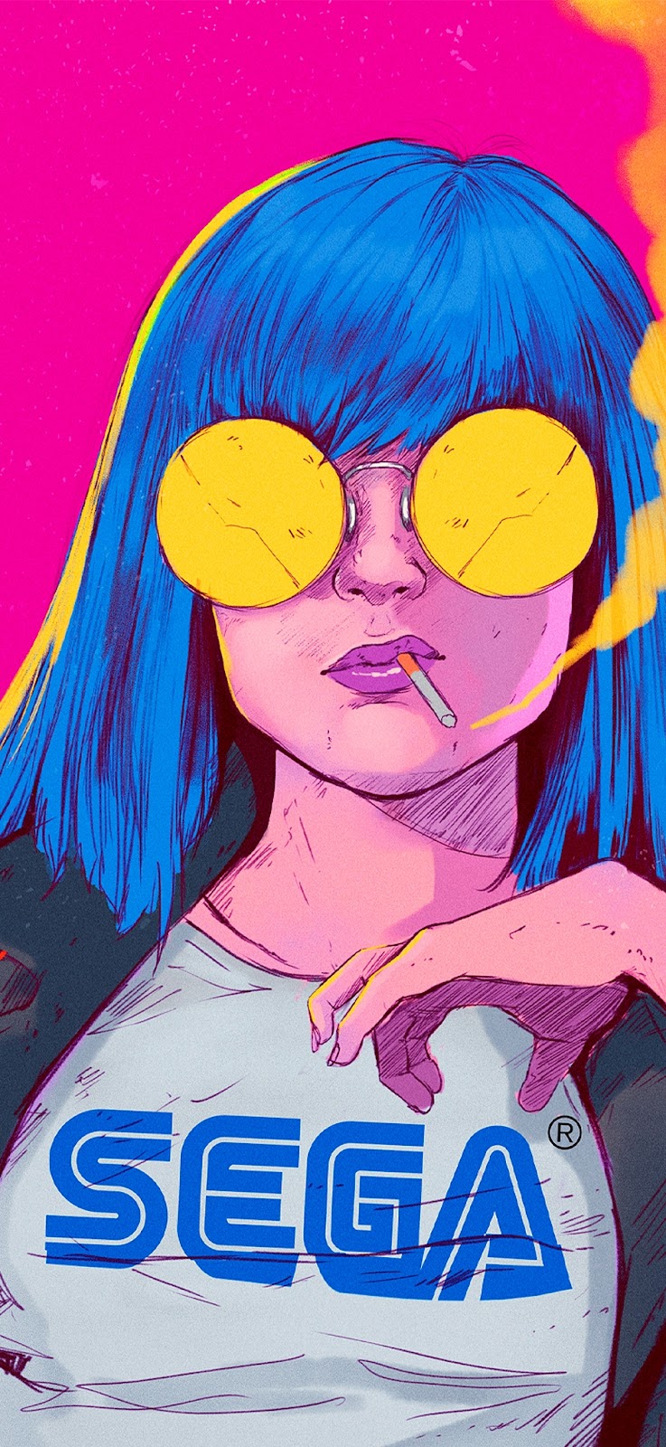 iPhone Wallpaper 4k Arcade Girl