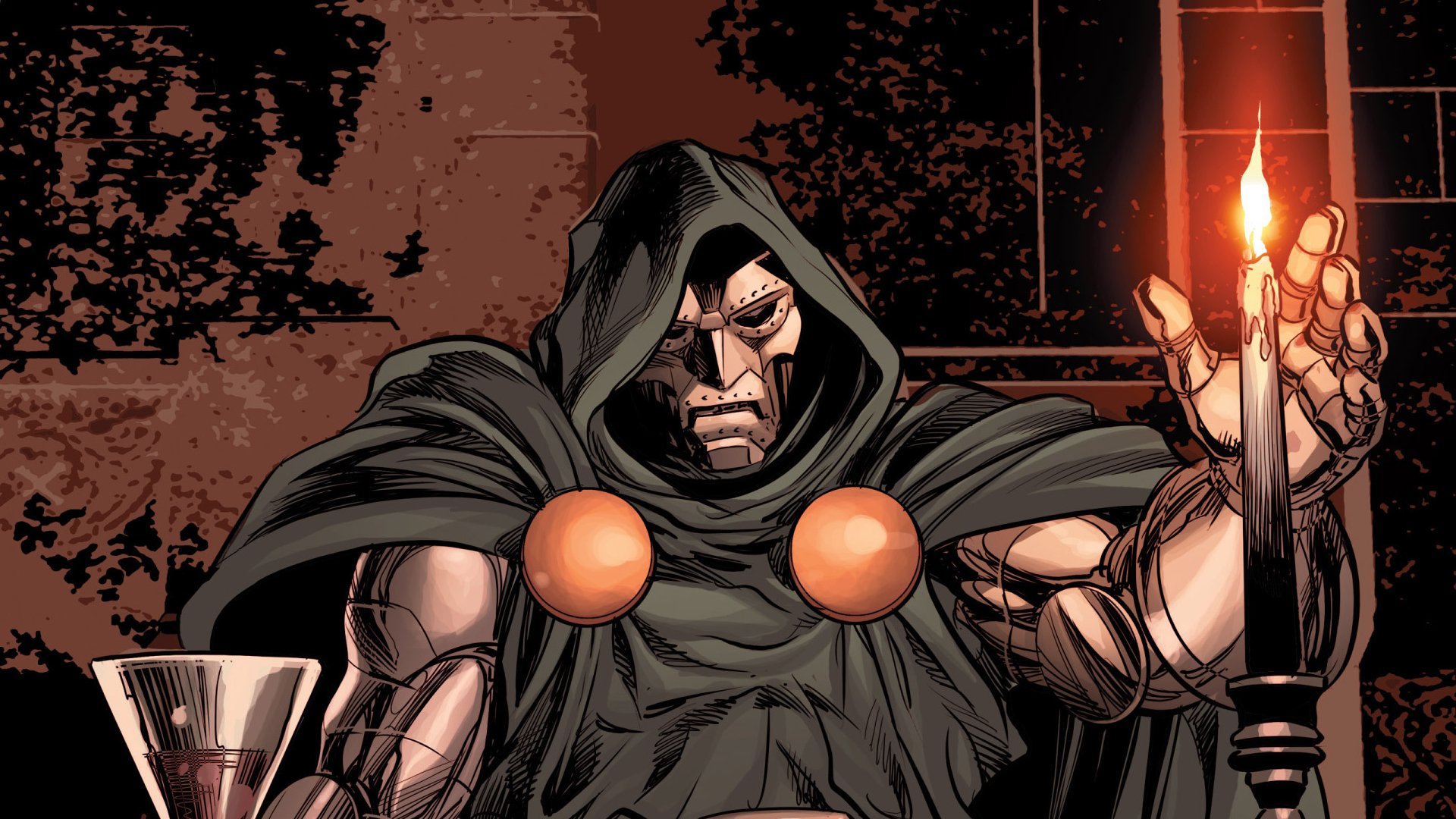 Doctor Doom's Dark Reign: HD Comic Wallpaper Masterpiecex1080