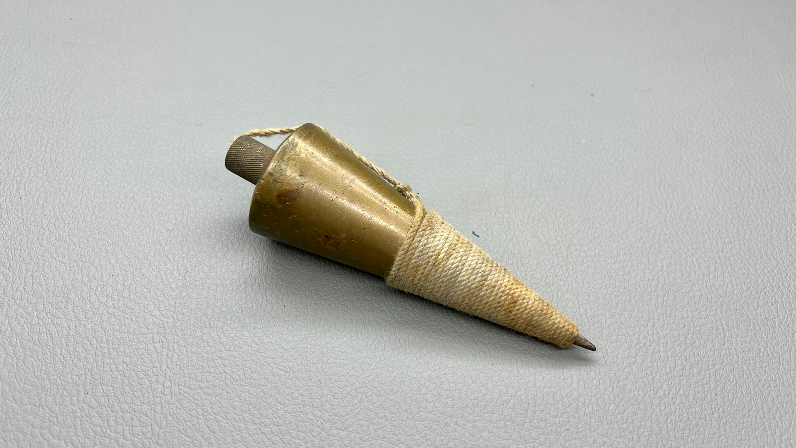 Plumb Bob Reel Monument Brass Plumb Bob.5 Oz, Steel Point (Size 0, MON247) Plumb Bob String
