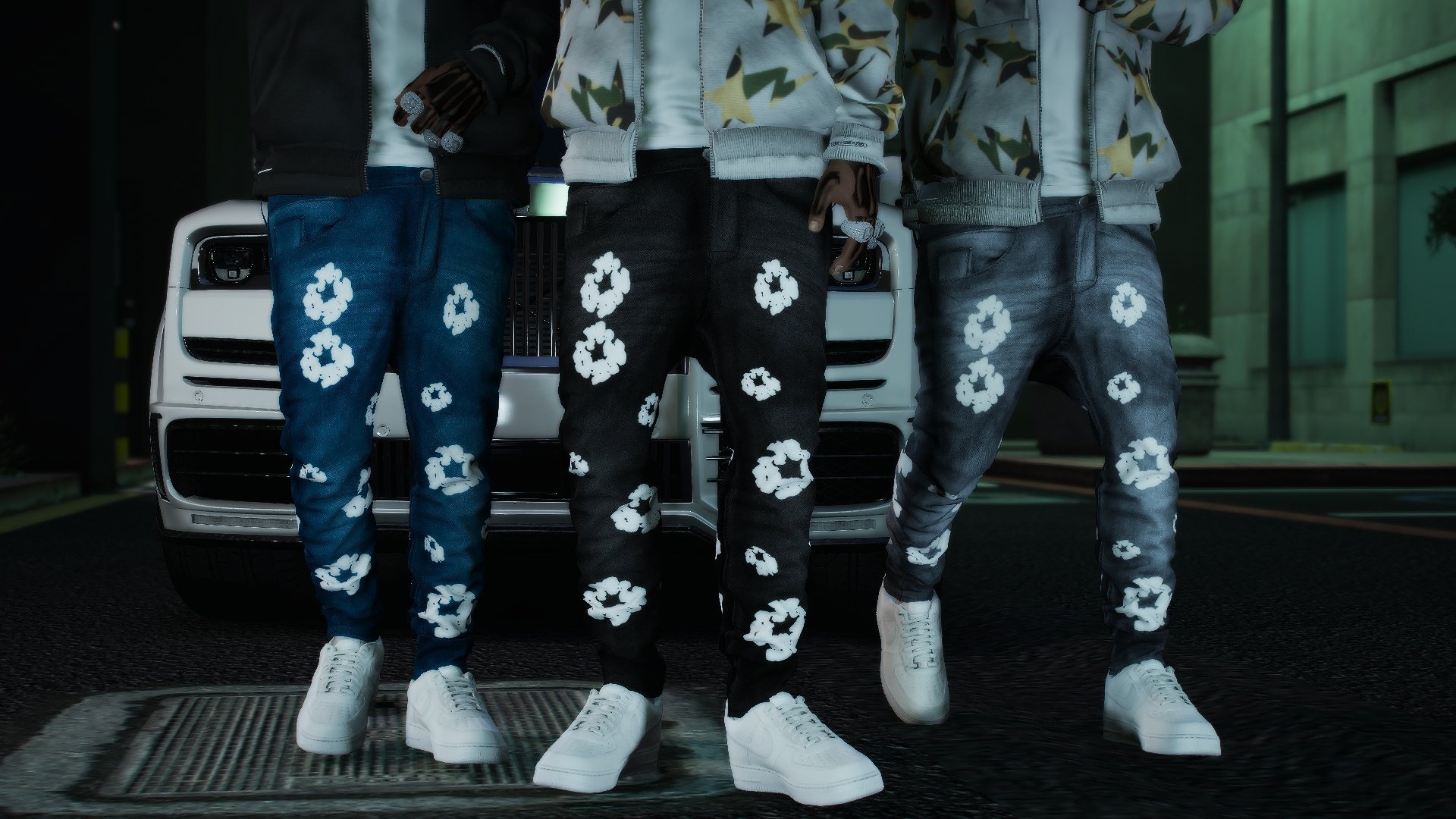 Denim Tears Sagged Jeans