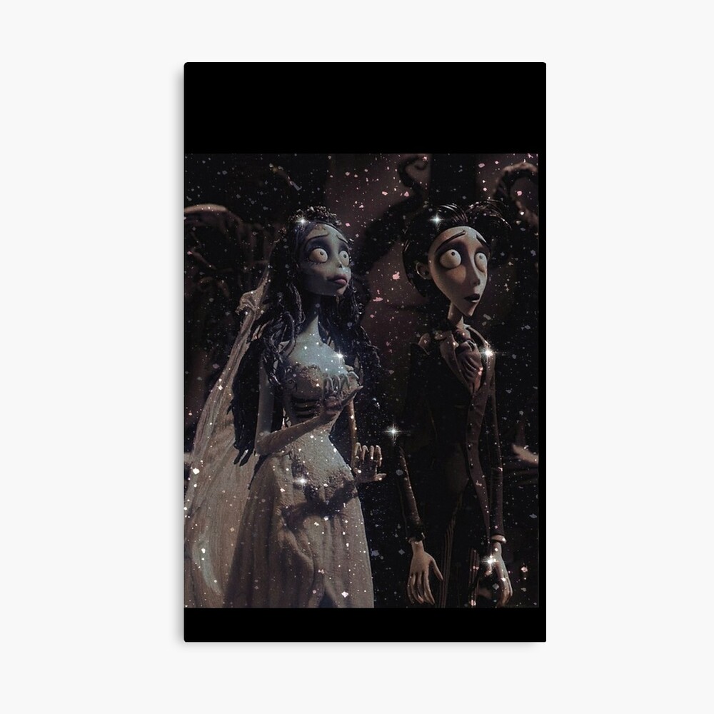 Tim Burton- Corpse Bride Victor Van Dort & Emily Canvas Print