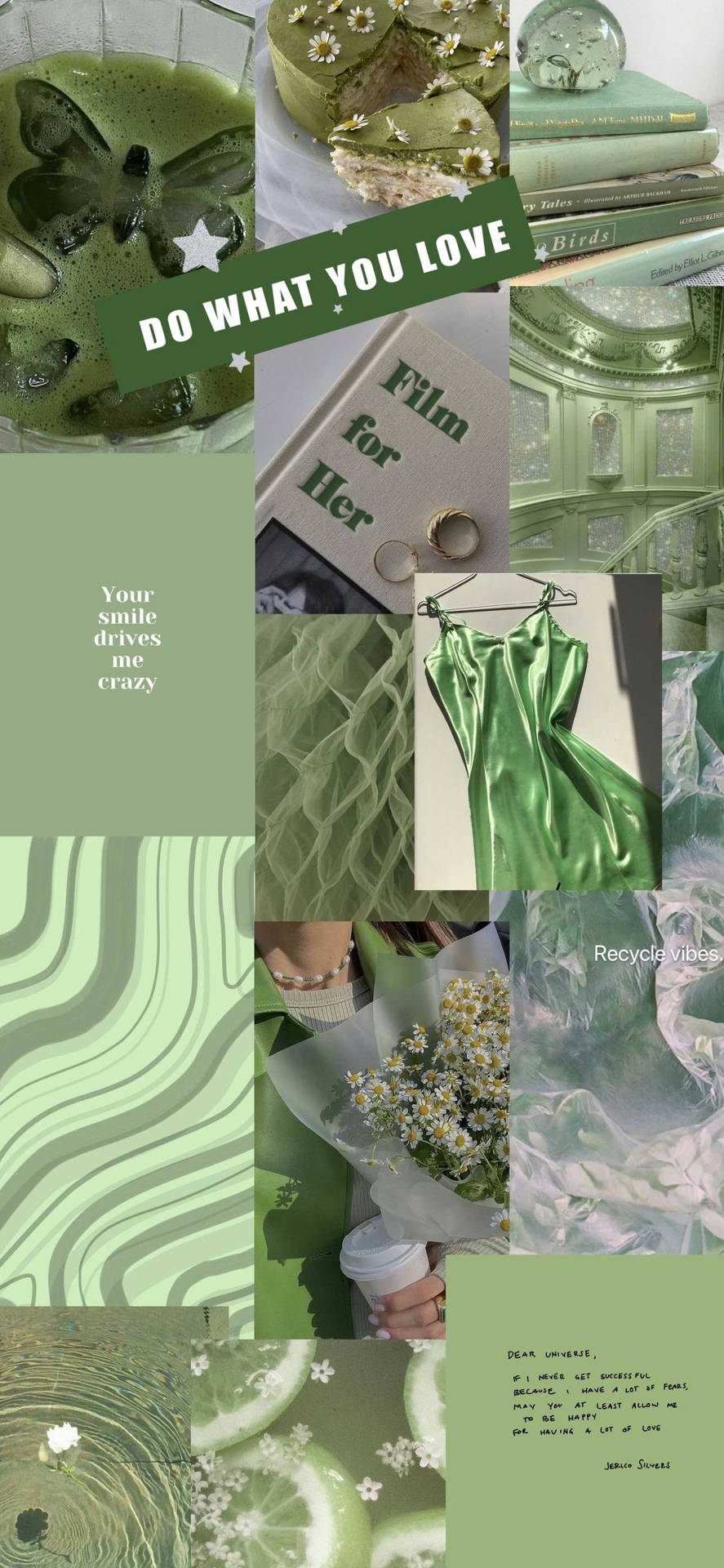 Green Aesthetic Desktop Background