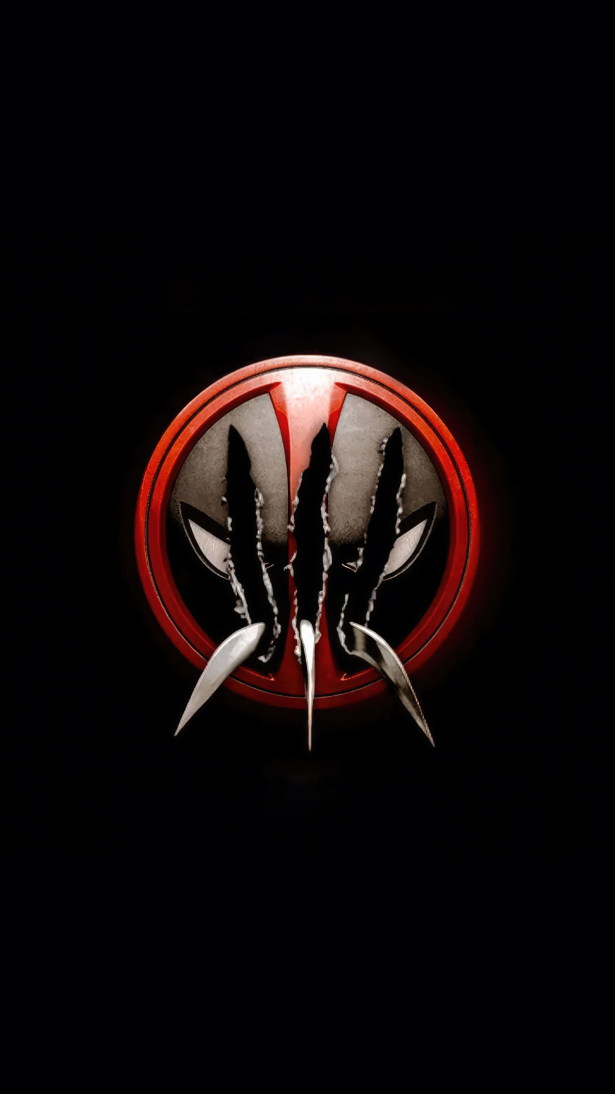 Deadpool & Wolverine Movie Logo 4K Wallpaper iPhone HD Phone o
