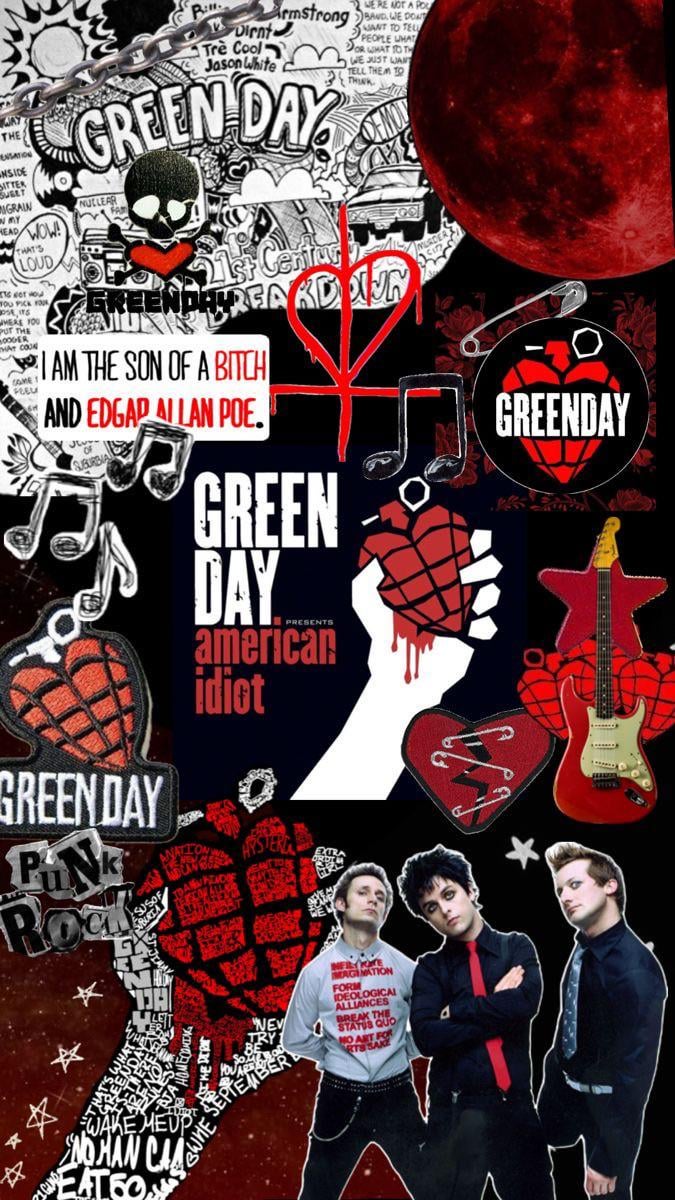 share green day wallpaper from your gallery please