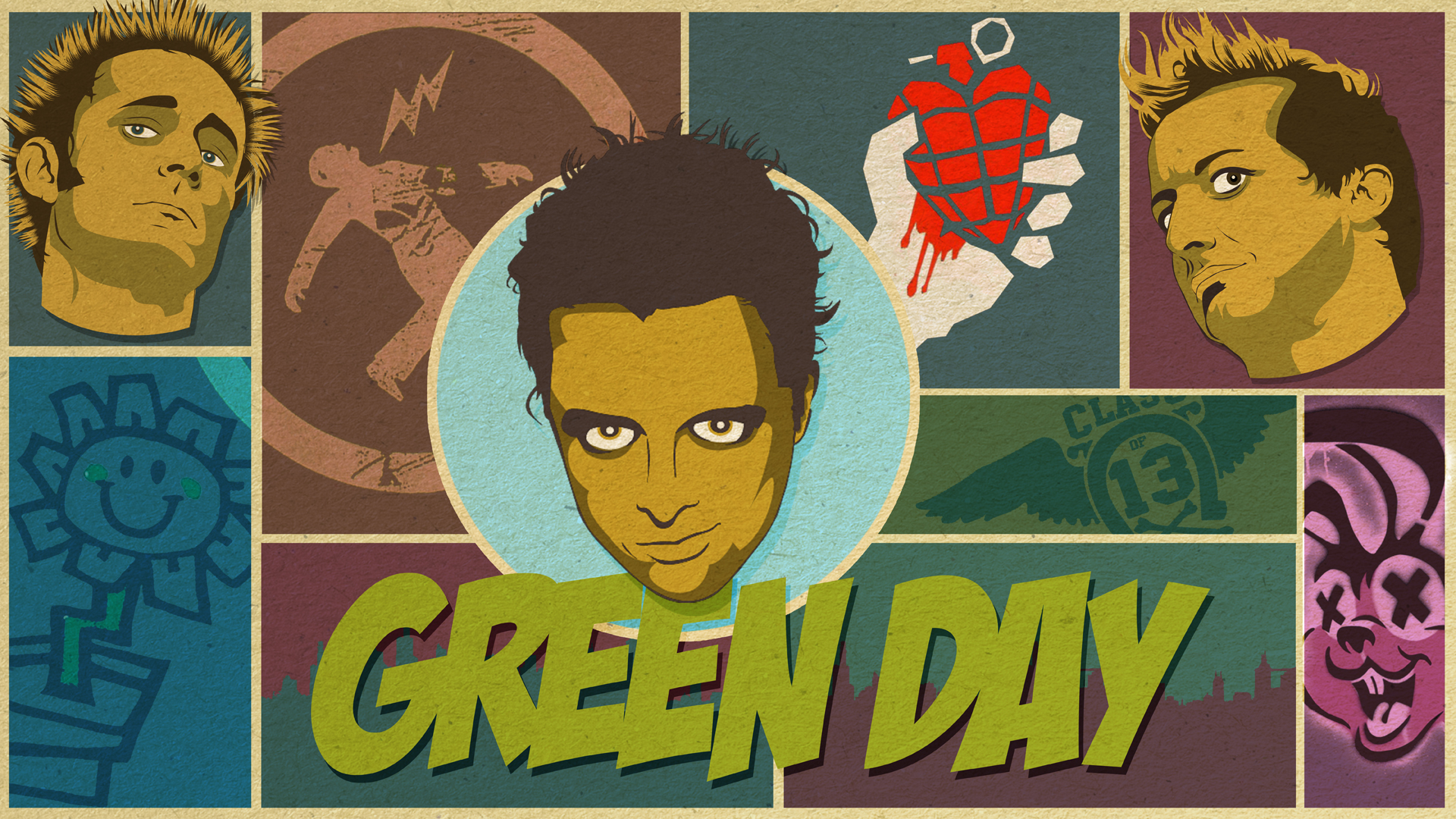 green, Day, Punk, Bands, Groups Wallpaper HD / Desktop and Mobile Background