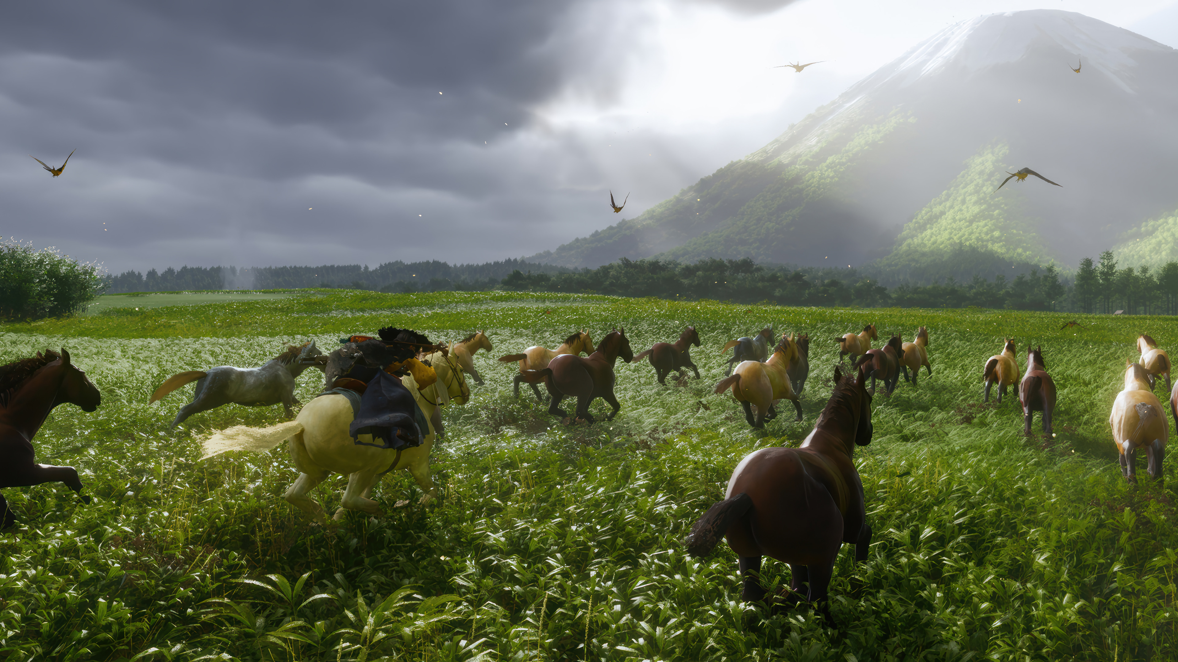 4K Ultra HD Wallpaper: Ghost of Yōtei Epic Horse Riding Adventure