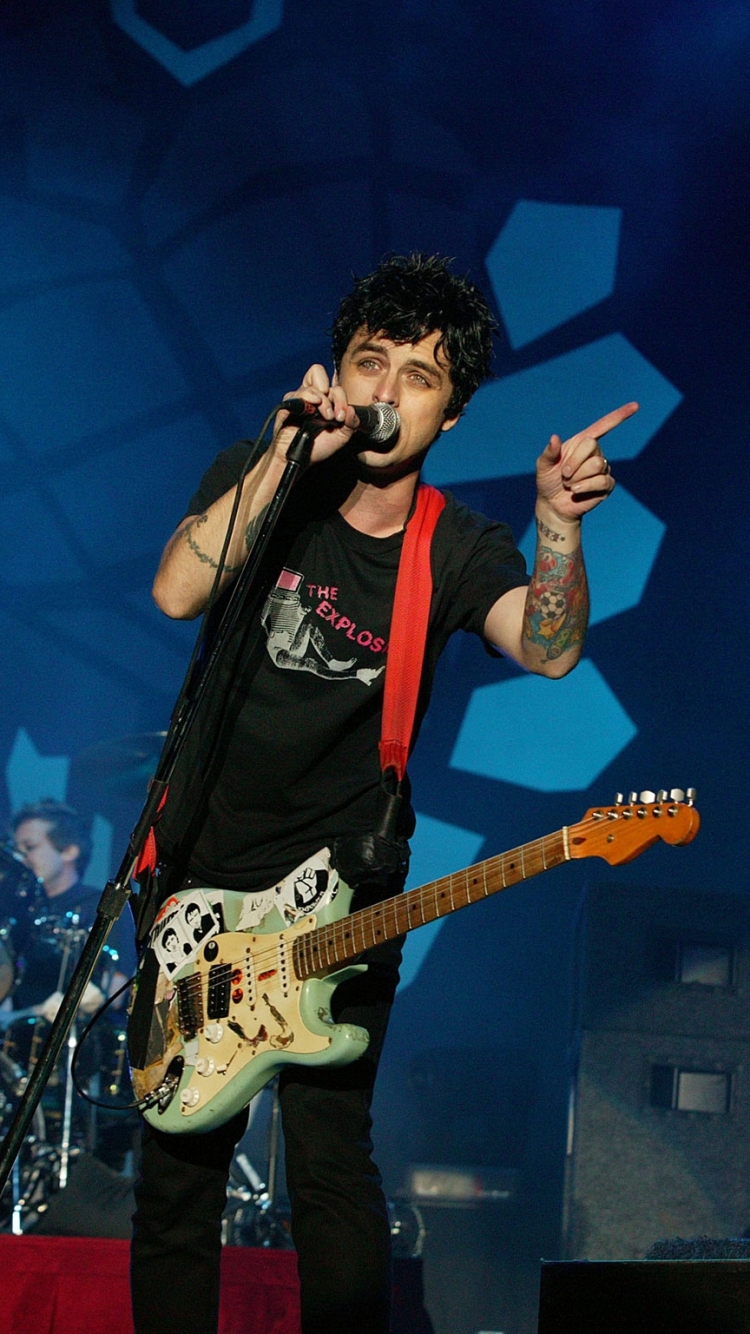 Phone wallpaper: Green Day, Billie Joe Armstrong, Music, Band 1234569