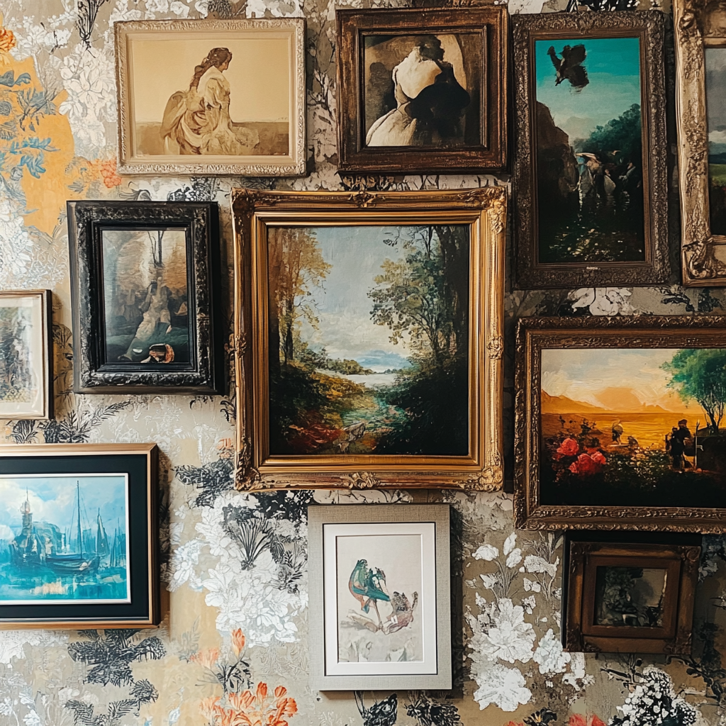 Can I Hang Art On Wallpaper?