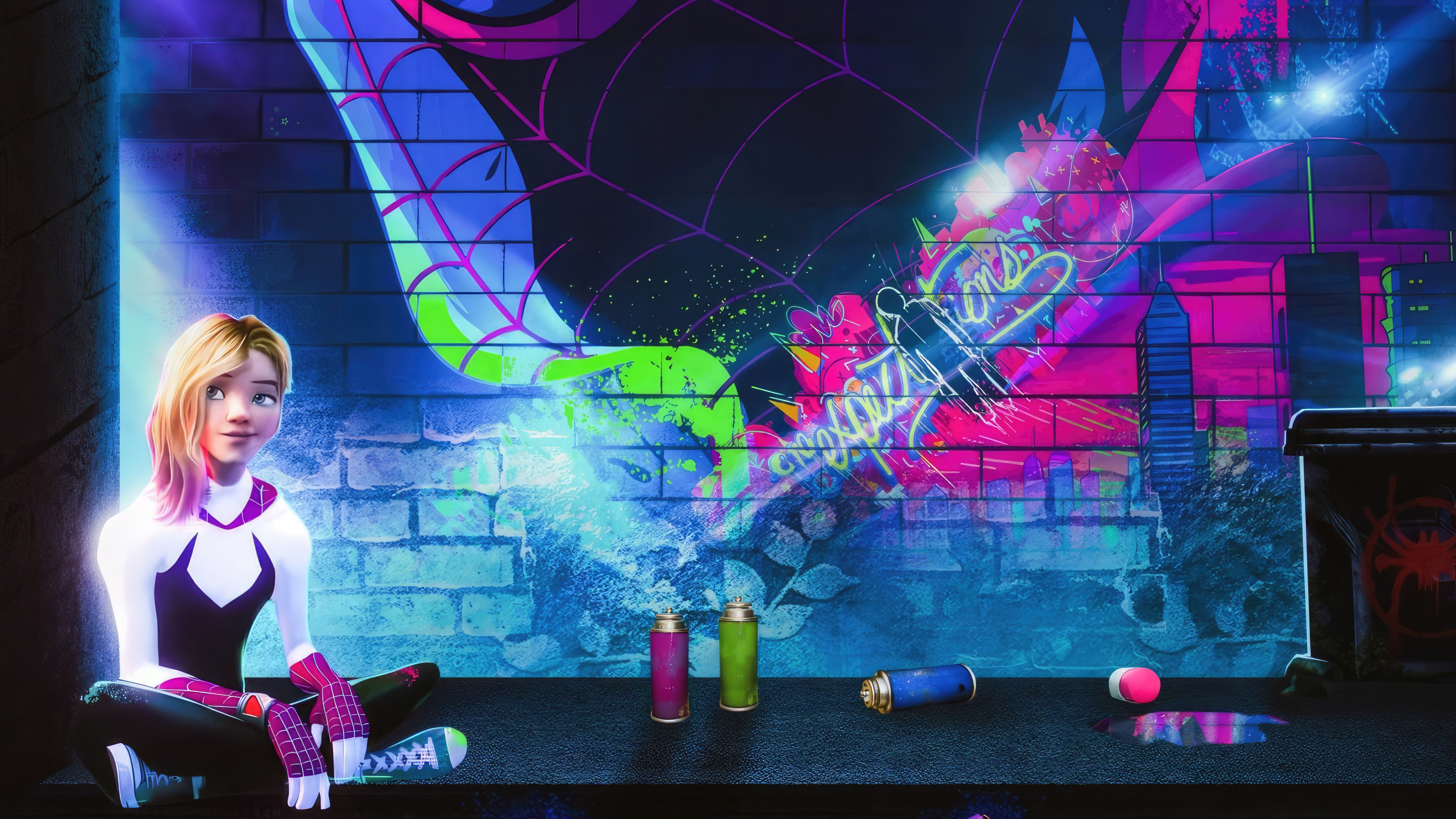 Gwen Stacy In Spiderman Across The Spiderverse Wallpaper, HD Movies Wallpaper, 4k Wallpaper, Image, Background, Photos and Picture