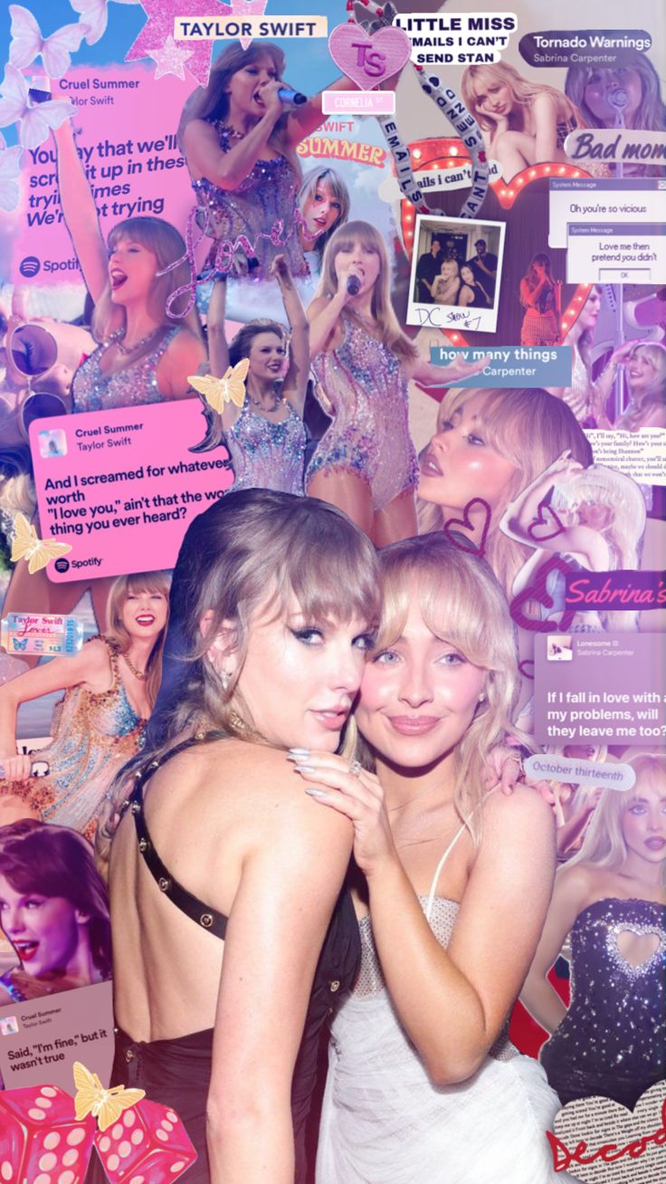 ahhhh taylor and sabrina released new music today!! tay released CRUEL