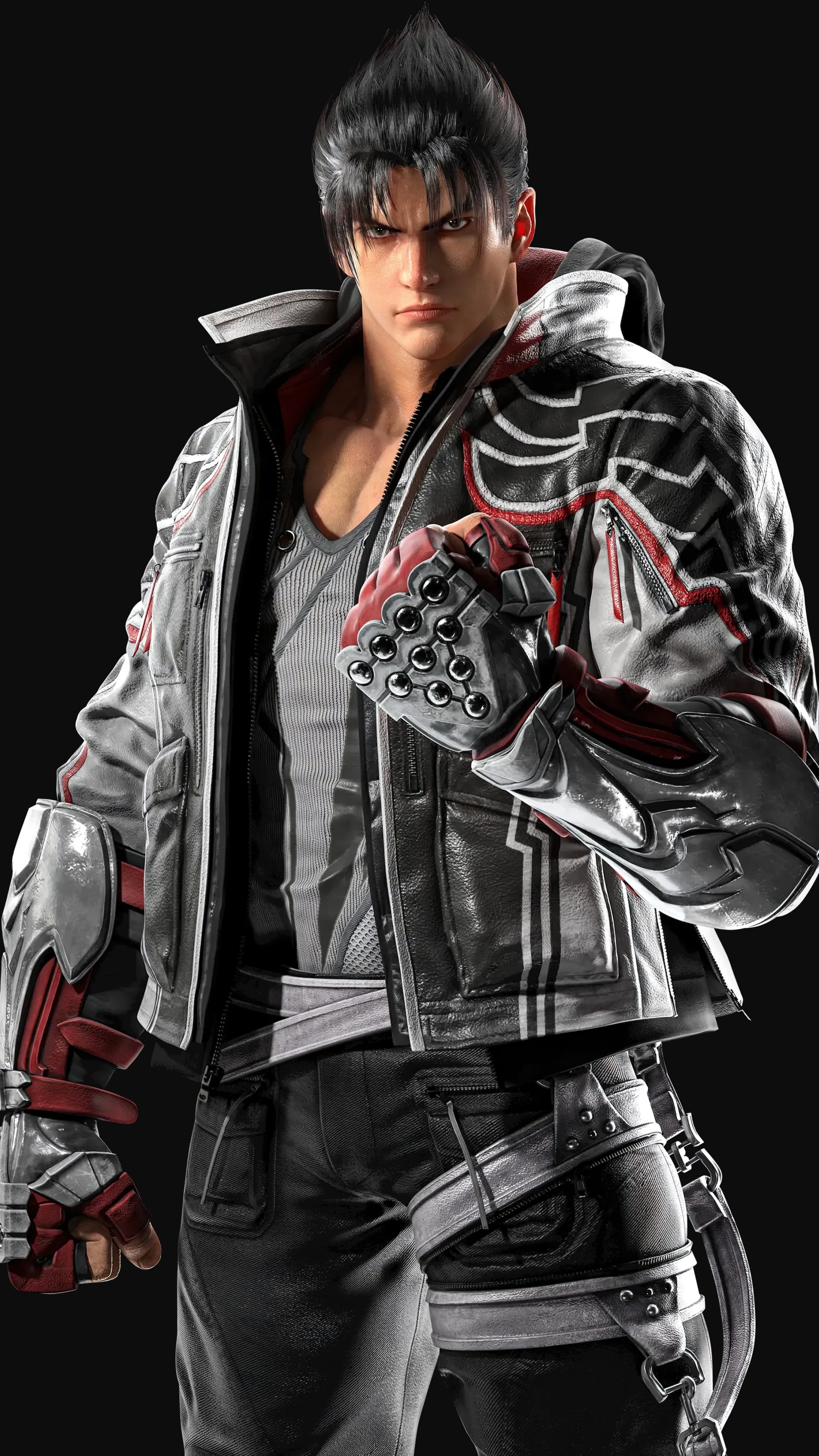Jin Kazama Wallpaper 4K, Tekken 8, 5K, 8K, Dark background