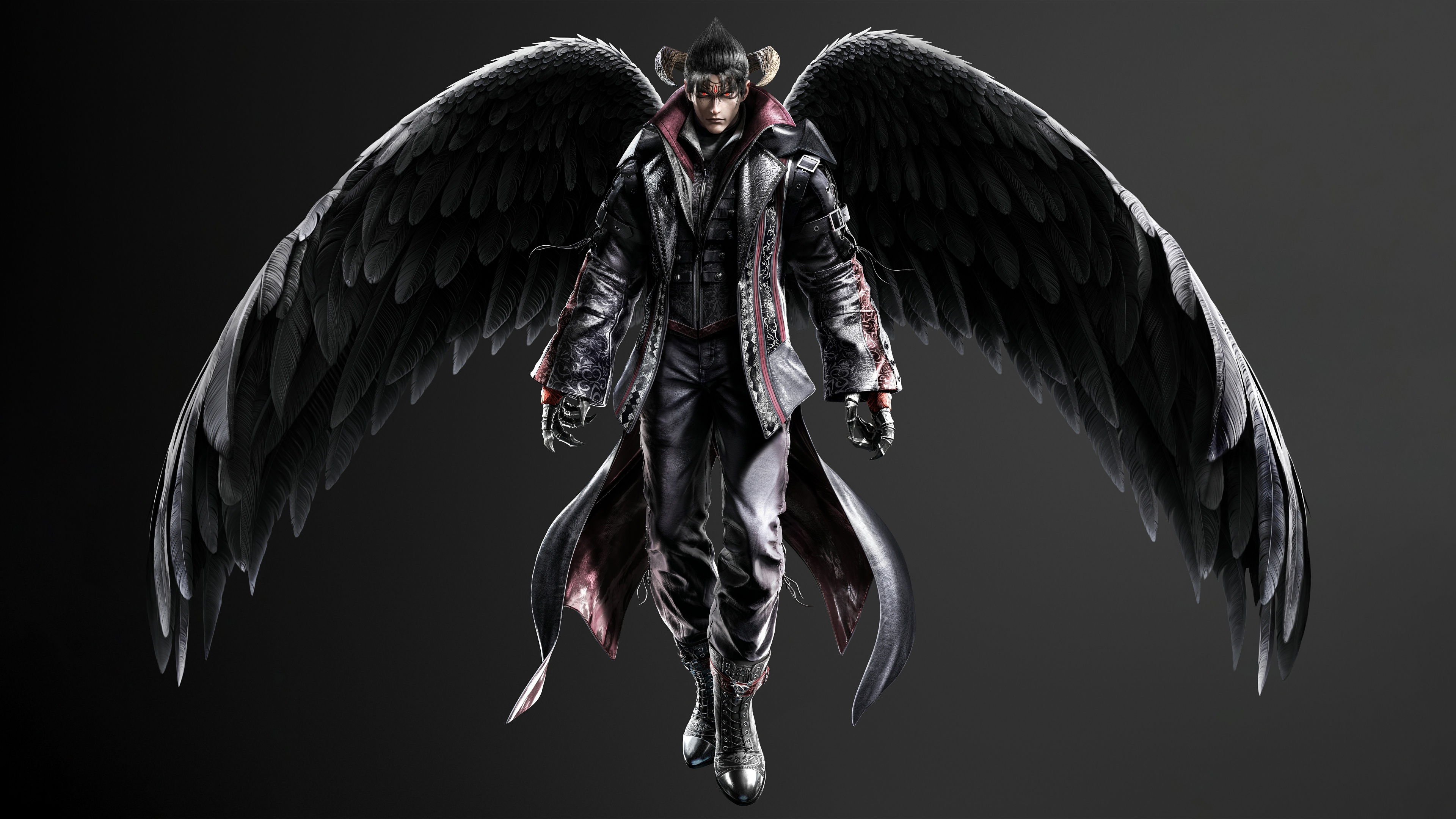 Devil Jin Wallpaper 4K, 8K, Tekken 8, Dark background, 5K