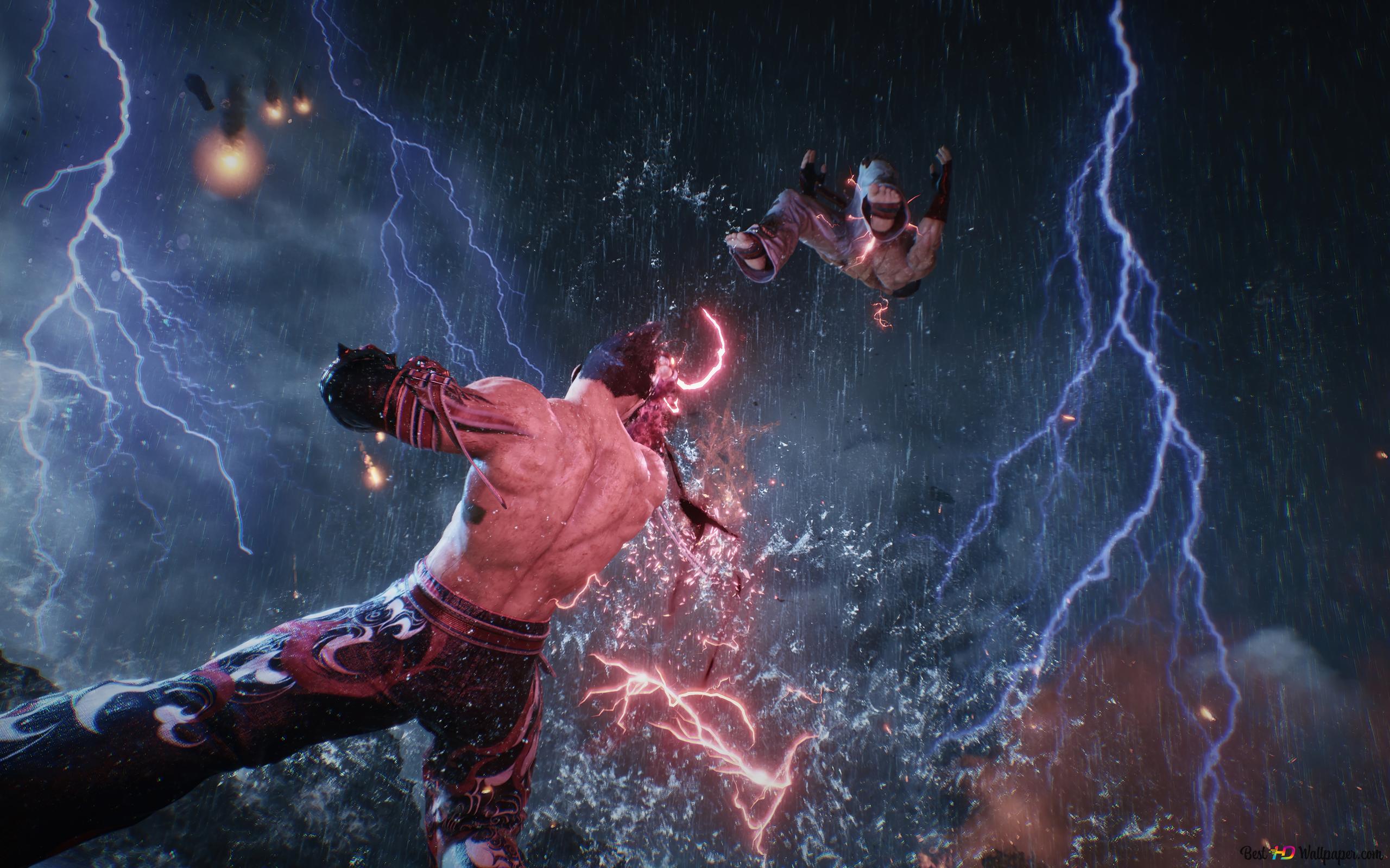 Tekken 8 Jin Kazama fighting game 4K wallpaper download