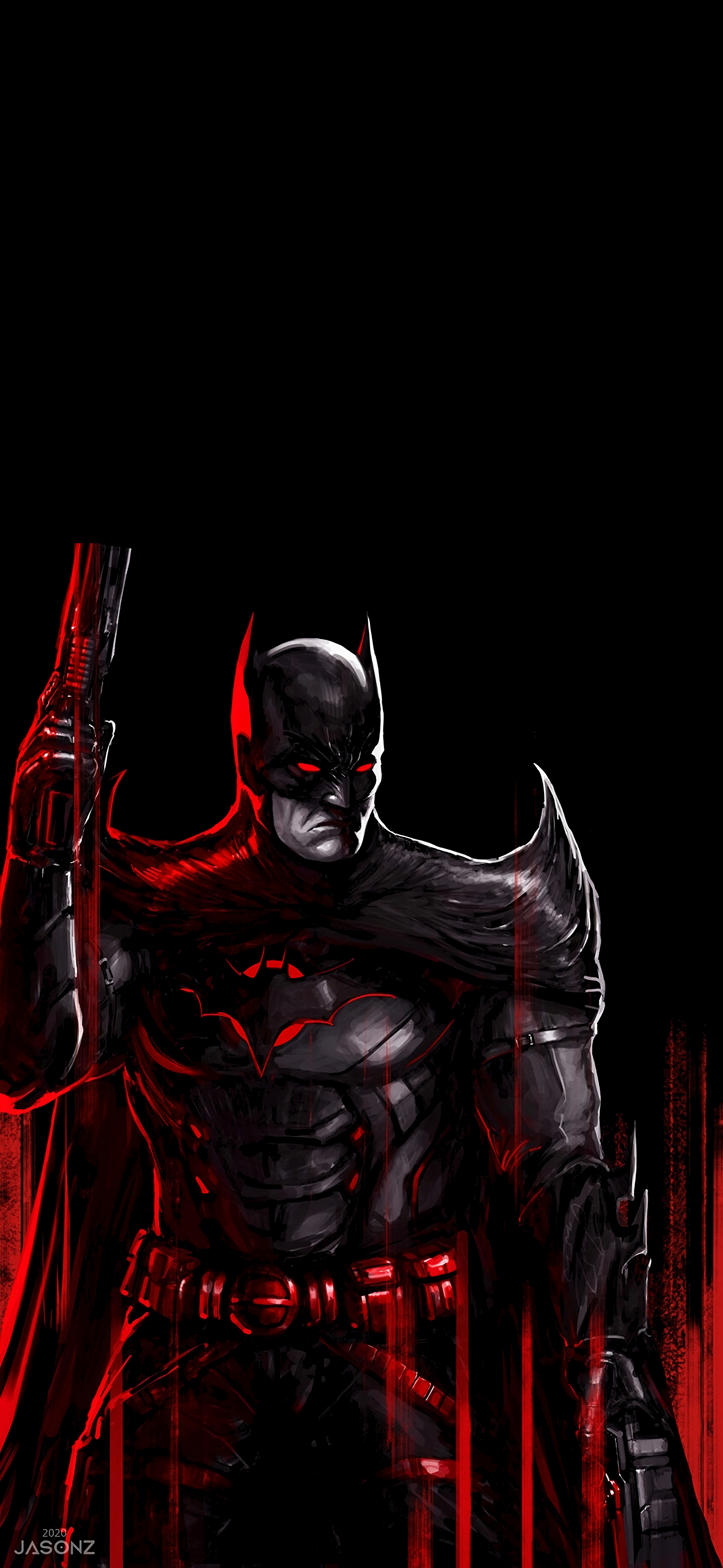 Batman Flashpoint wallpaper (by jasonz) [1694x3672]