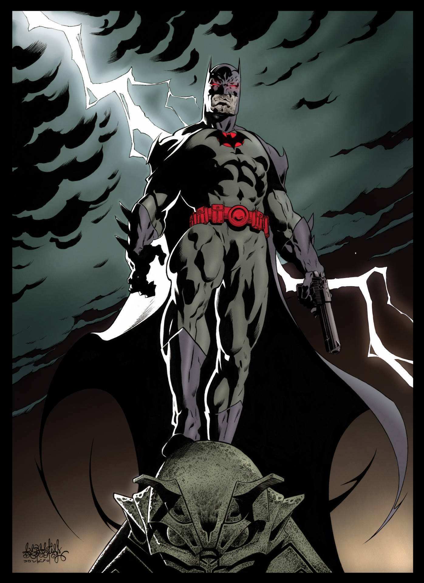 Download Flashpoint Paradox Batman iPhone Wallpaper